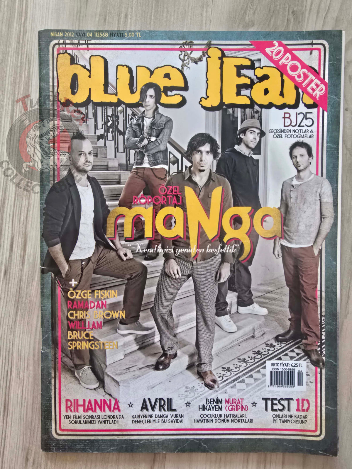 Blue Jean 2012 Manga Turkish Mag Turkey Avril Lavigne Bruce Springsteen Rihanna