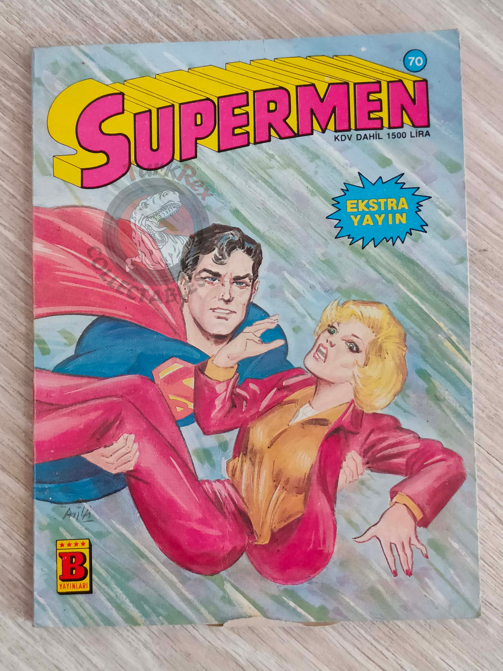 Superman #70 1989 Turkish Comic Turkey Adventures of #432-#434 DC Comics Presents #48