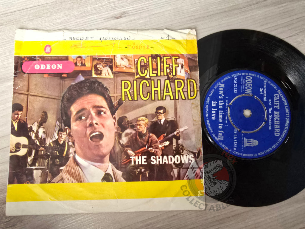 Cliff Richard And The Shadows – A Girl Like You 7" Turkish Pressing Vinyl Turkey Edition