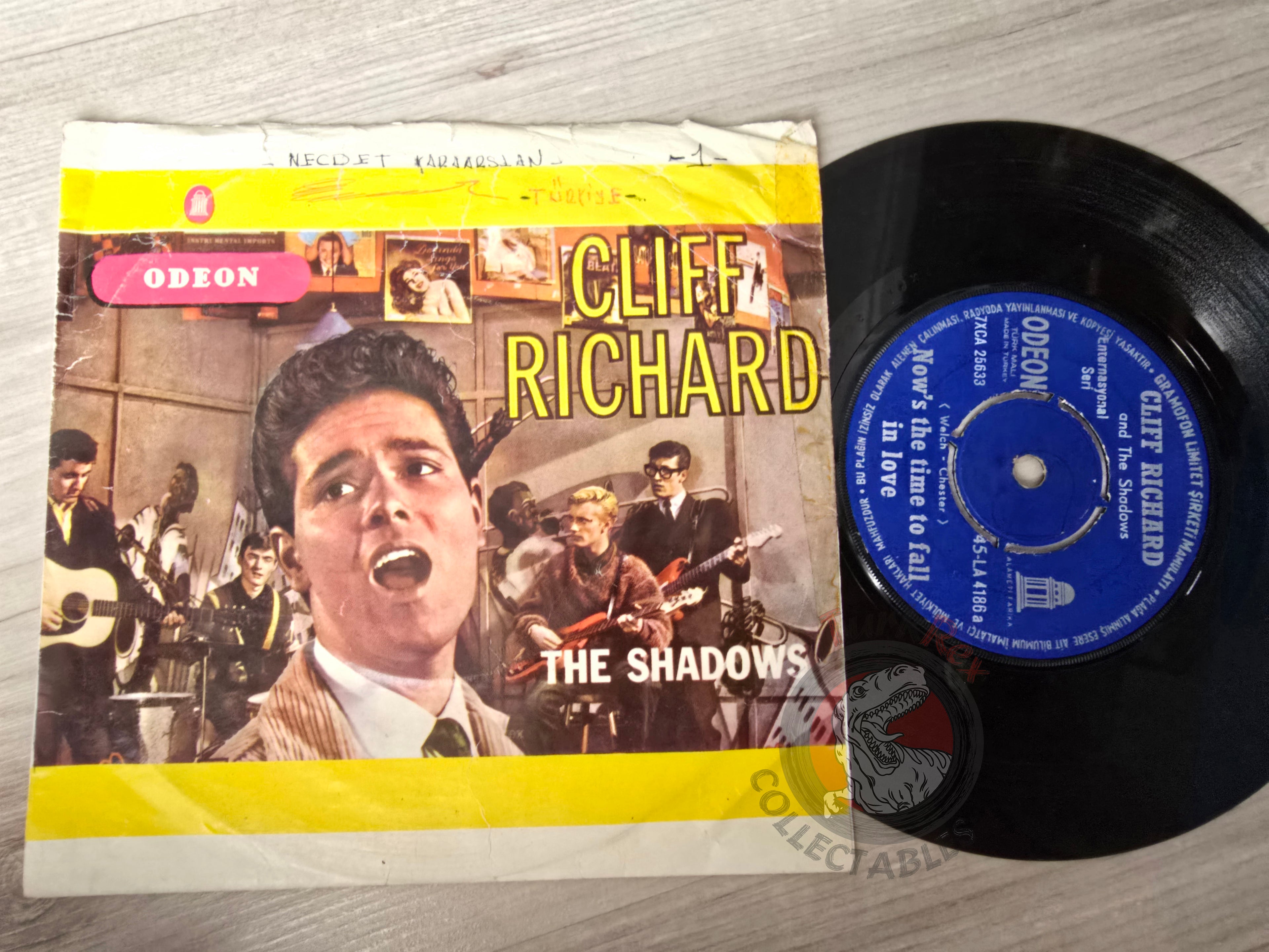 Cliff Richard And The Shadows – A Girl Like You 7" Turkish Pressing Vinyl Turkey Edition