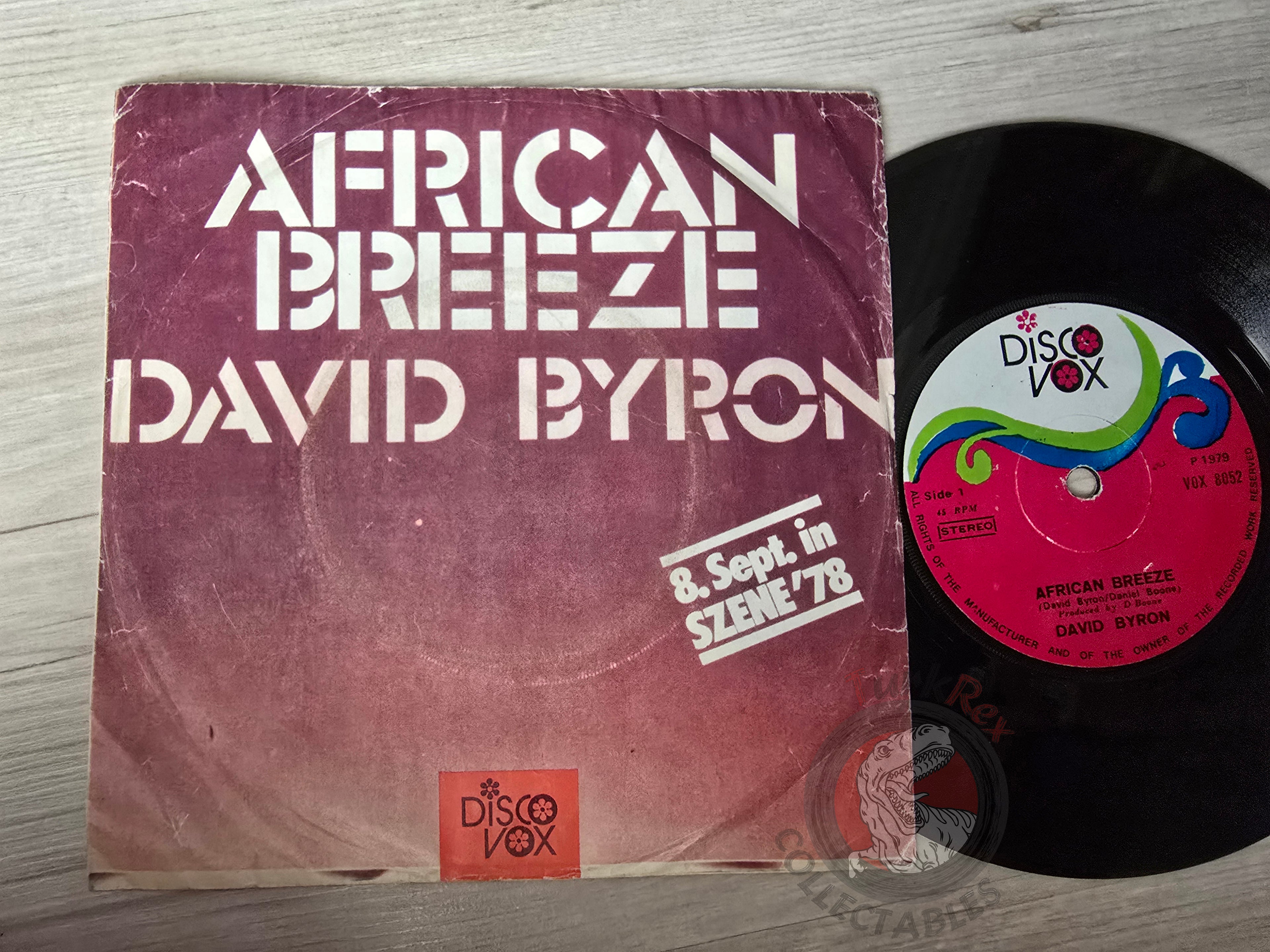 David Byron – African Breeze 7" Turkish Pressing Vinyl Turkey Edition Uriah Heep