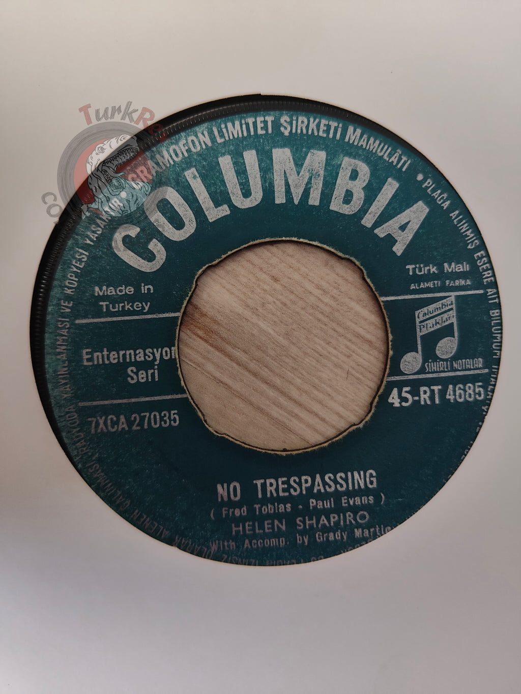 Helen Shapiro – Not Responsible 7" Turkish Pressing Vinyl Turkey Edition