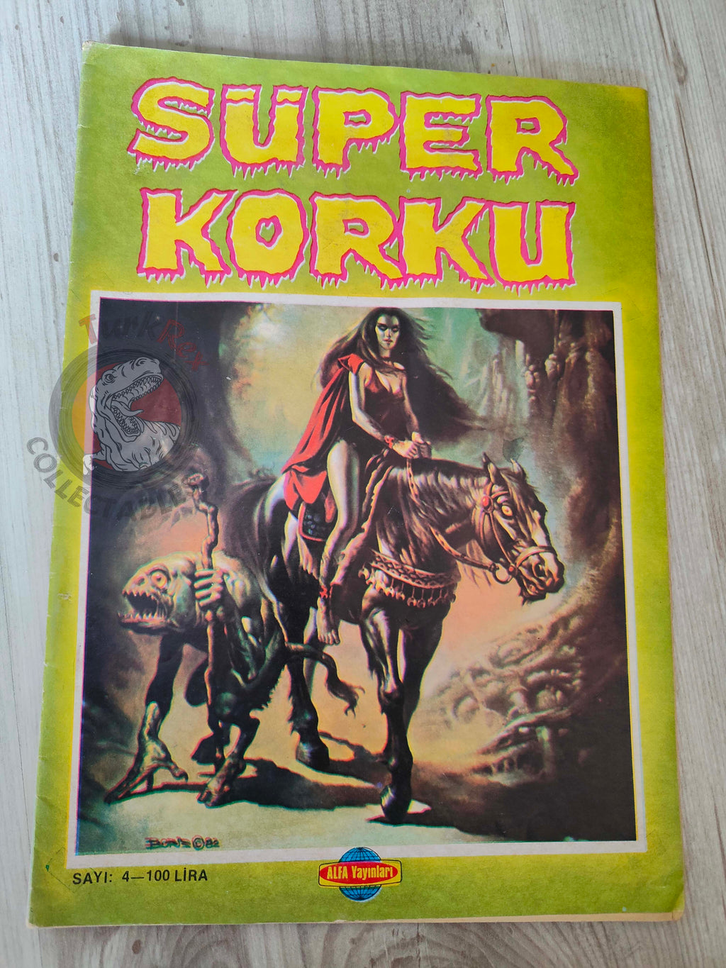 Süper Korku #4 1983 Turkish Comic Turkey Warren The Invisible Man Tales Of The Zombie
