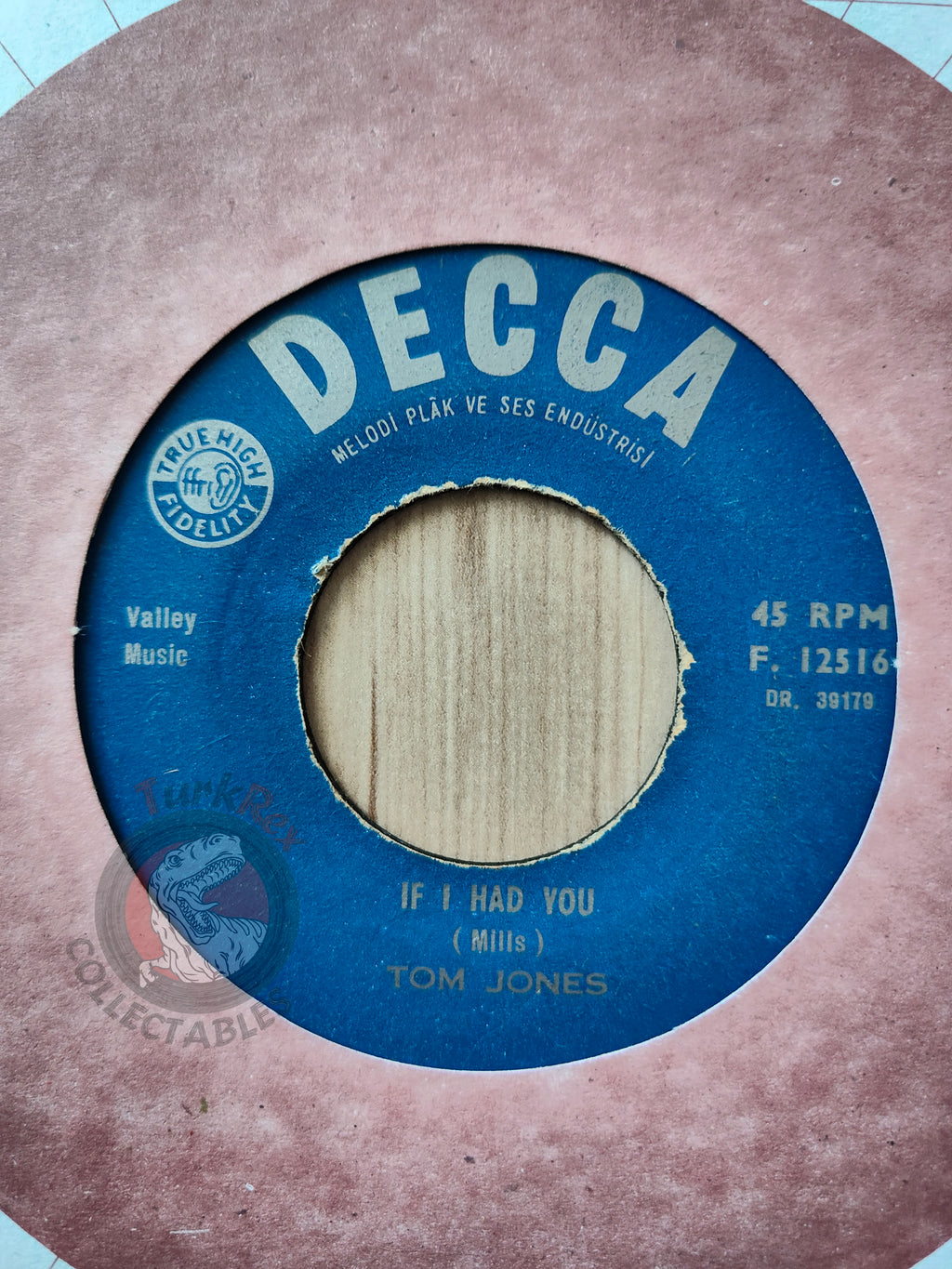 Tom Jones – Green, Green Grass Of Home 7" Turkish Pressing Vinyl Turkey Edition