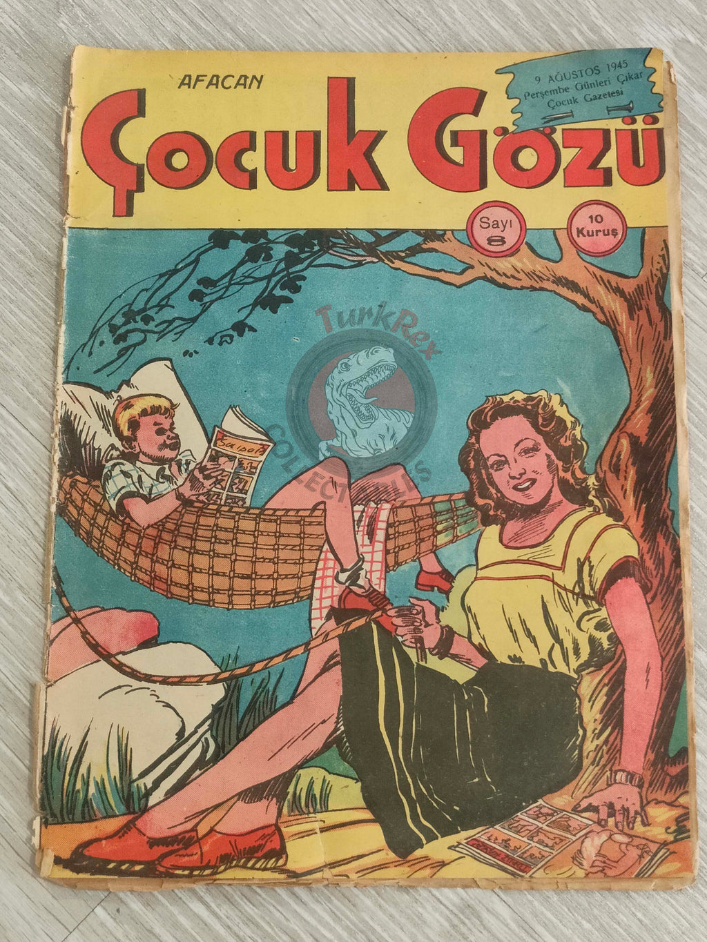 Afacan Çocuk Gözü #8 1945 Turkish Comic Turkey Tom Thumb Nibelungen treasure