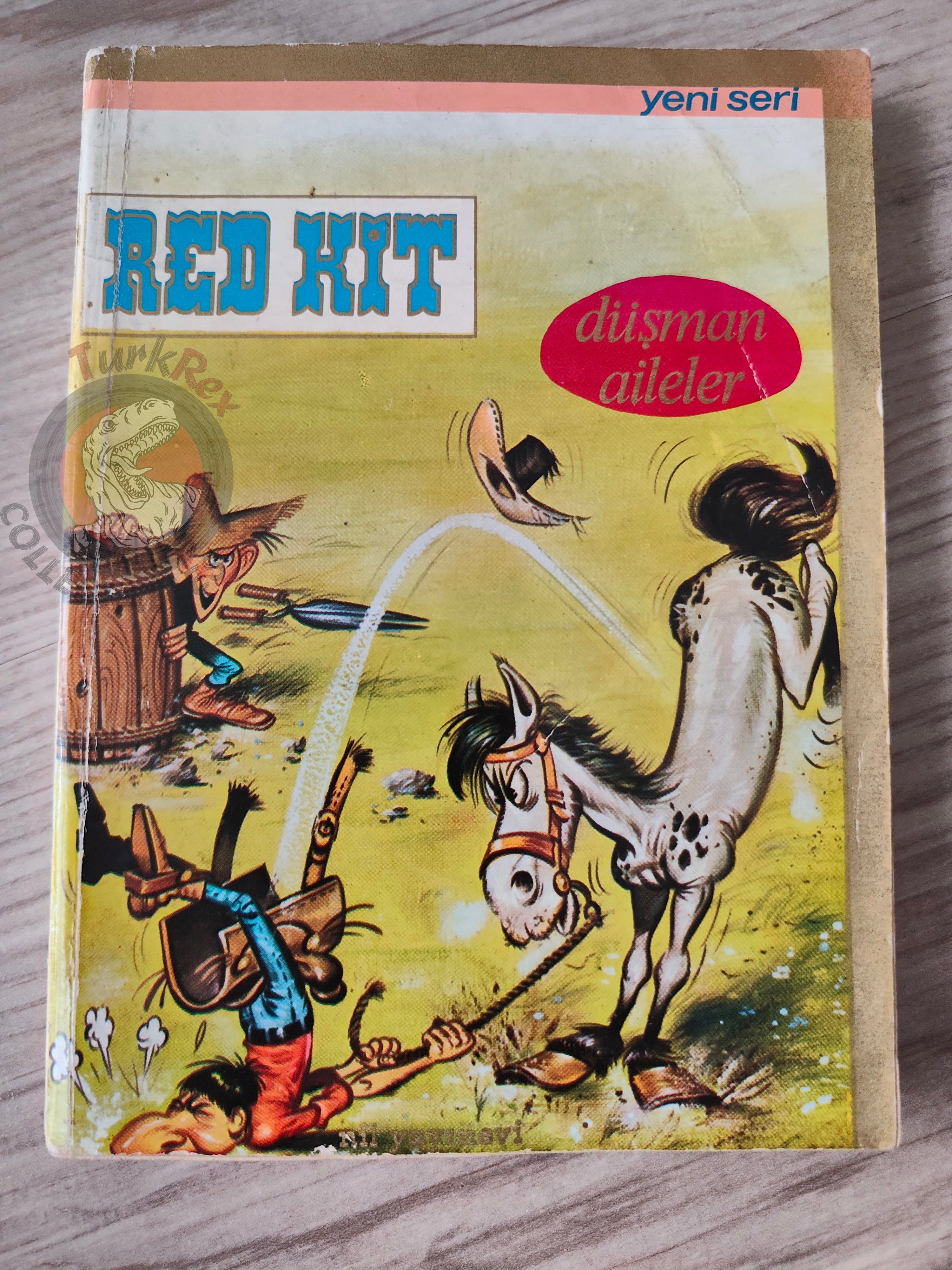 Lucky Luke #12 Les Rivaux de Painful Gulch 1973 Turkish Comic Turkey Tif Et Tondu