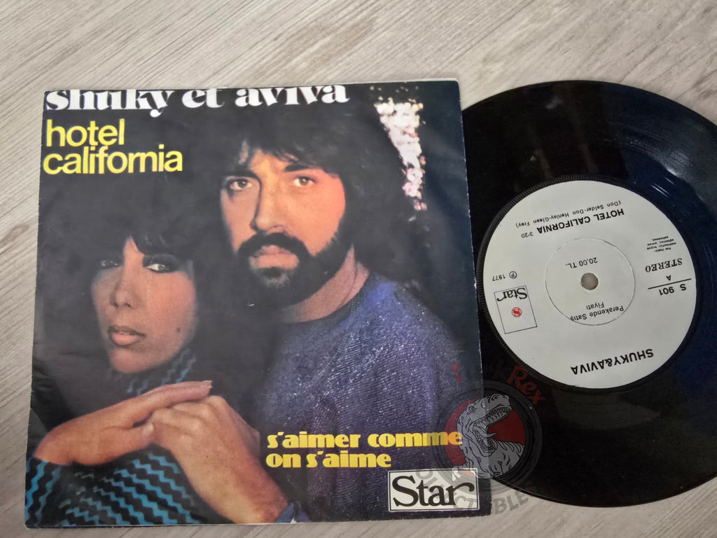 Shuky & Aviva – Hotel California 7" Turkish Pressing Vinyl Turkey Edition