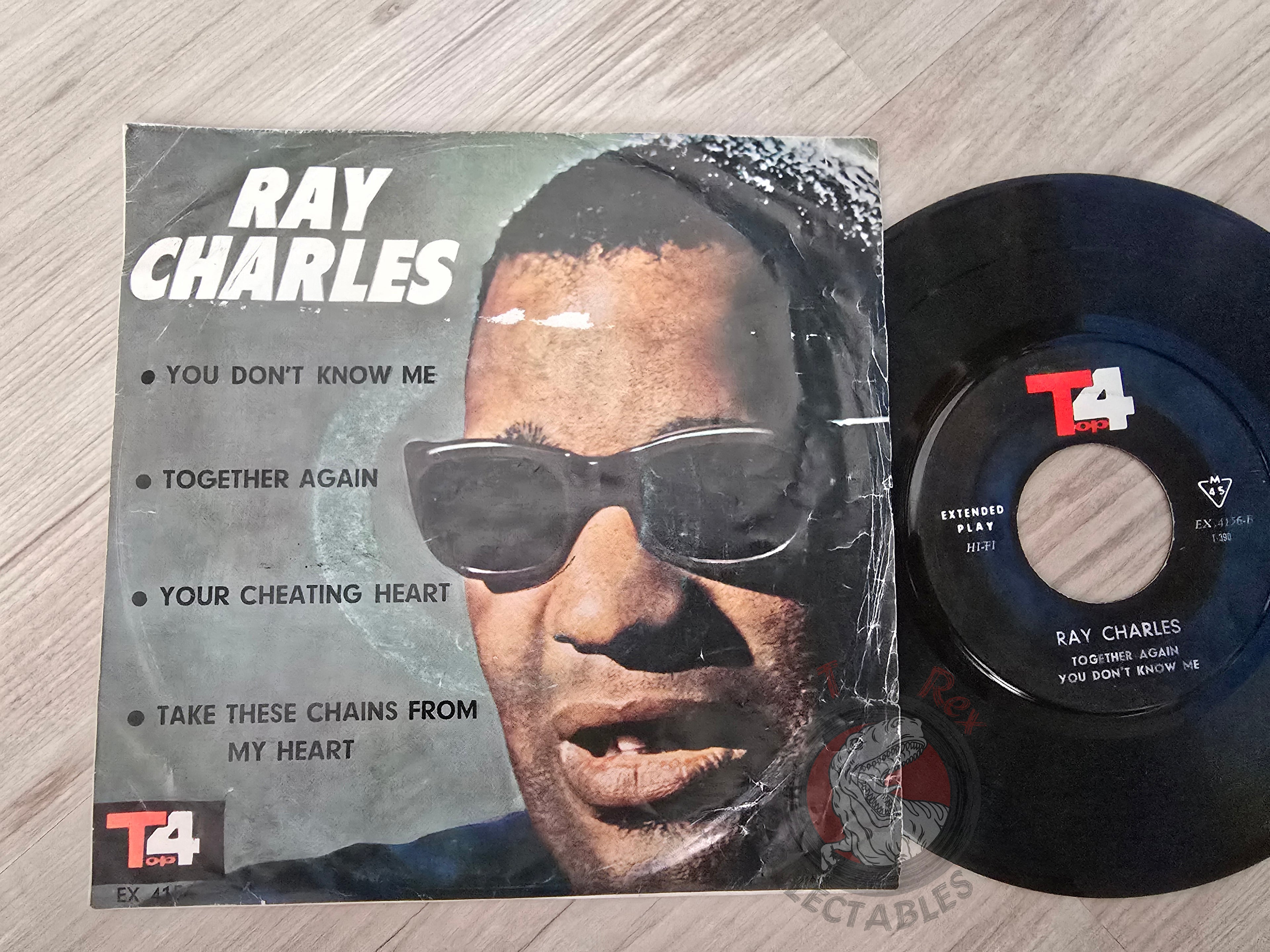Ray Charles – Take These Chains From My Heart 7" Iran Pressing Vinyl Iranian Edition