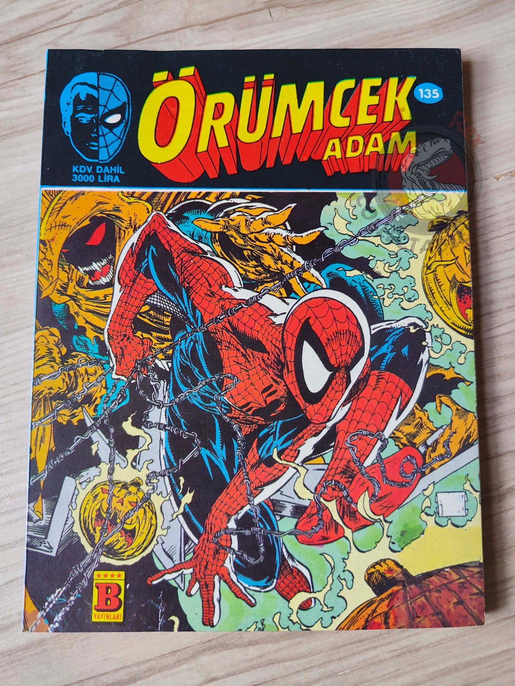 Spider-Man #135 1991 Turkish Comic Turkey Spectacular #168 #169 #170 #173 cover #6