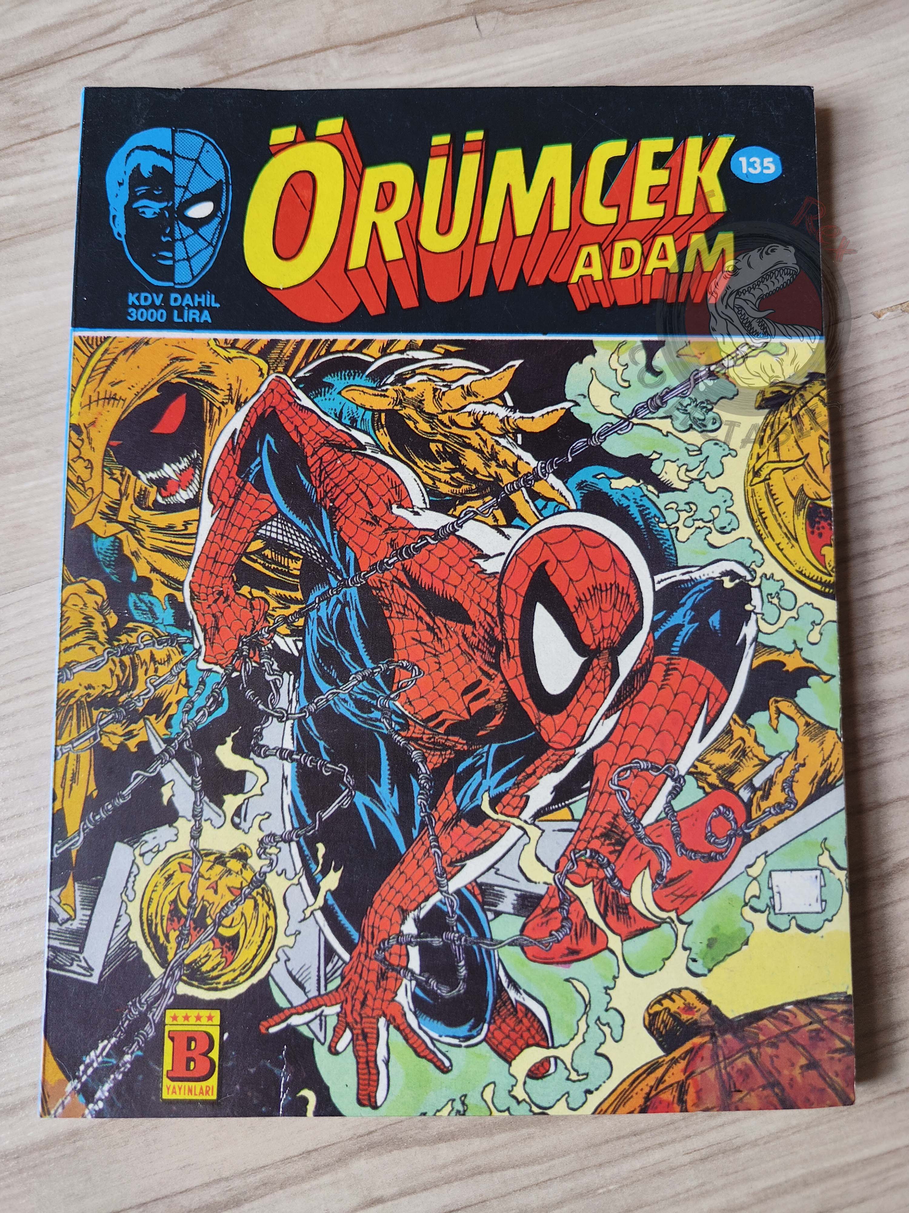 Spider-Man #135 1991 Turkish Comic Turkey Spectacular #168 #169 #170 #173 cover #6