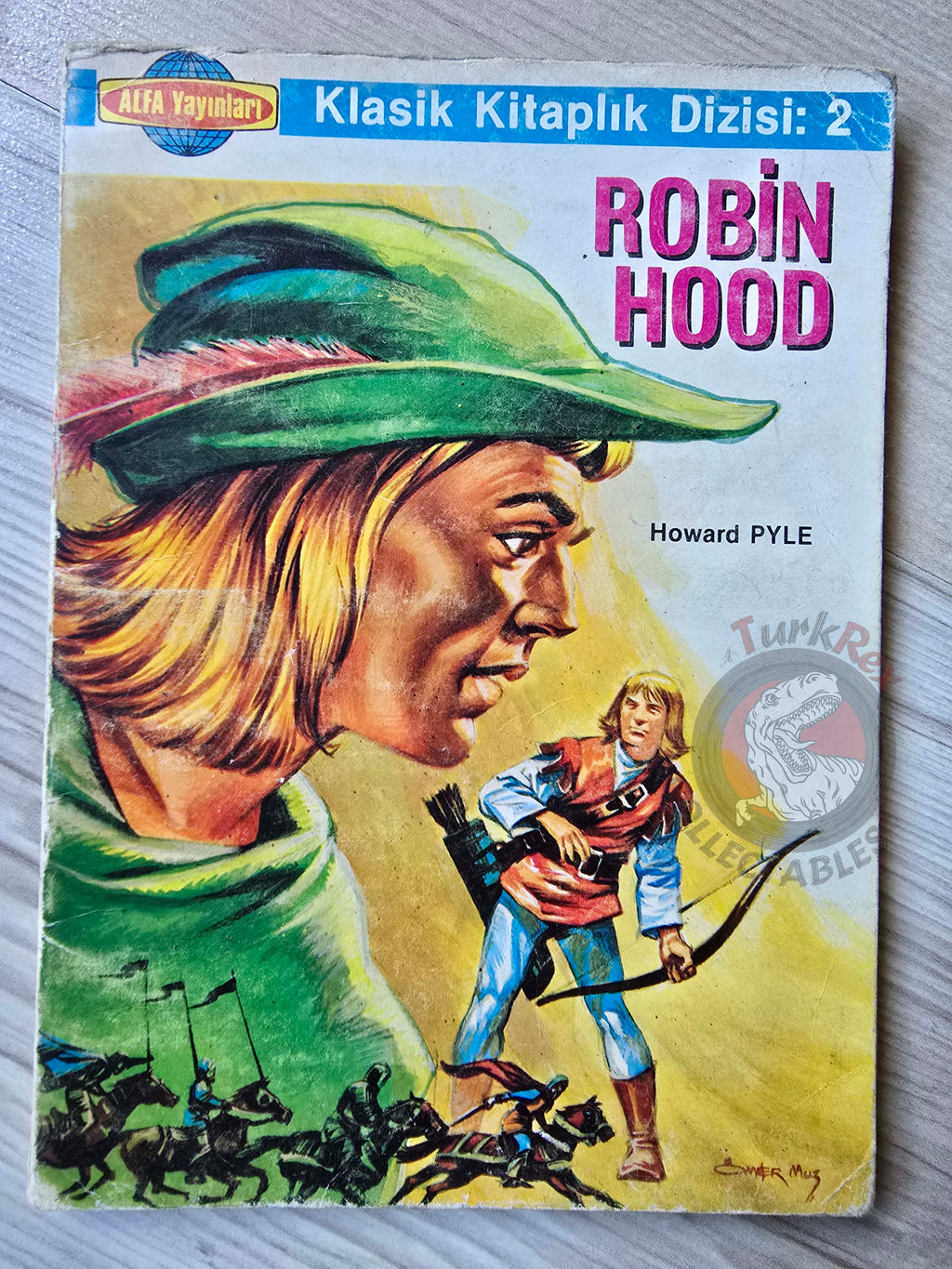 Robin Hood – Howard Pyle 1980s Turkish Book Turkey Illustrated
