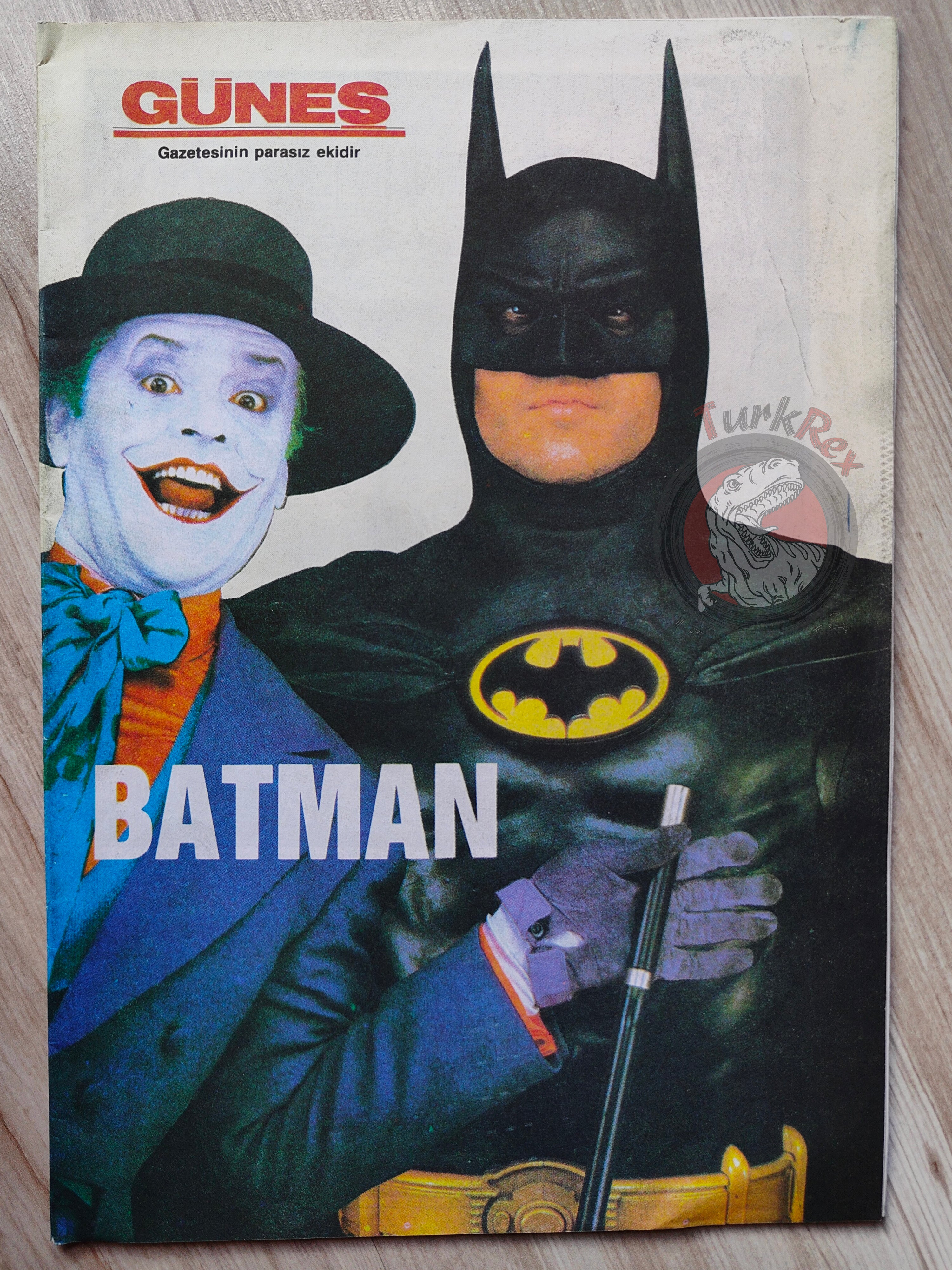 Batman The 1989 Movie Adaptation Issue #2 1989 Turkish Comic Joker Turkey