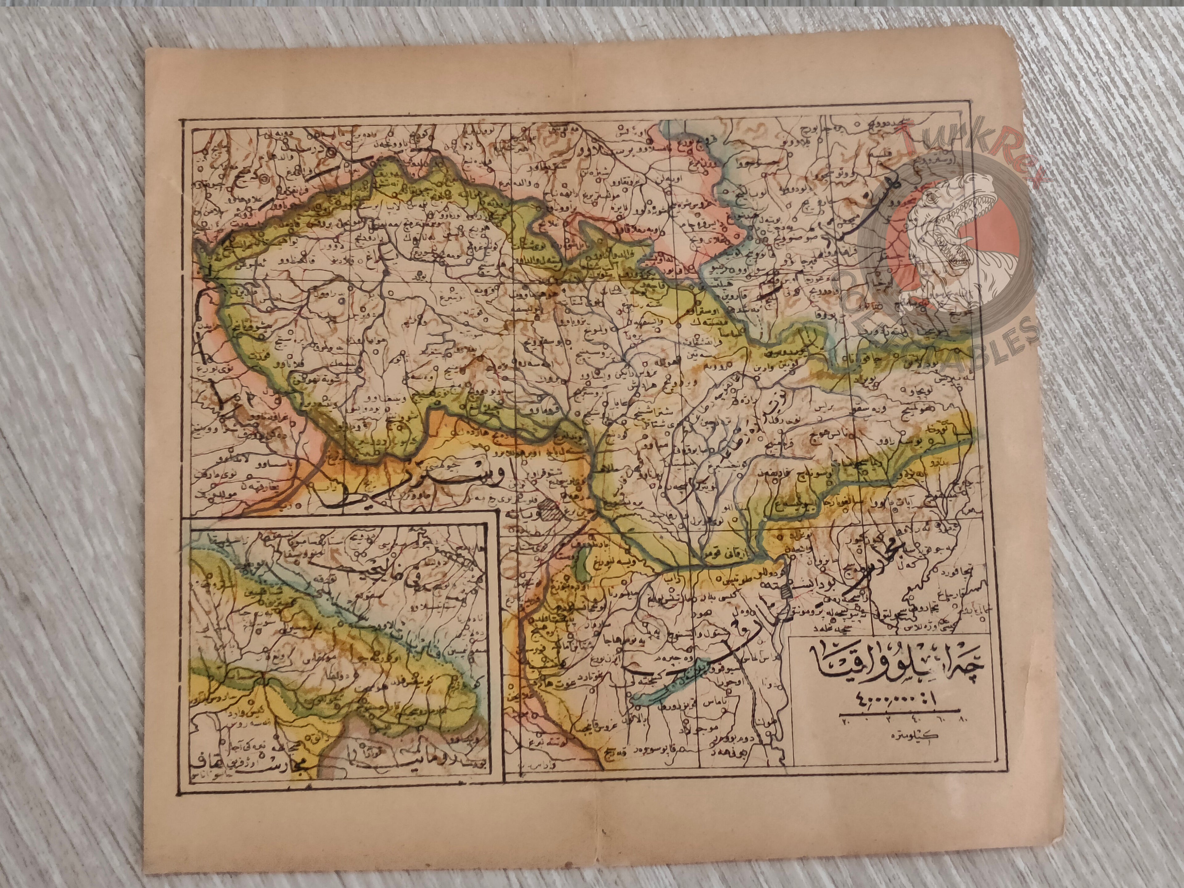 Czechoslovakia 1928 Ottoman Atlas Map Empire Czech Republic Slovakia