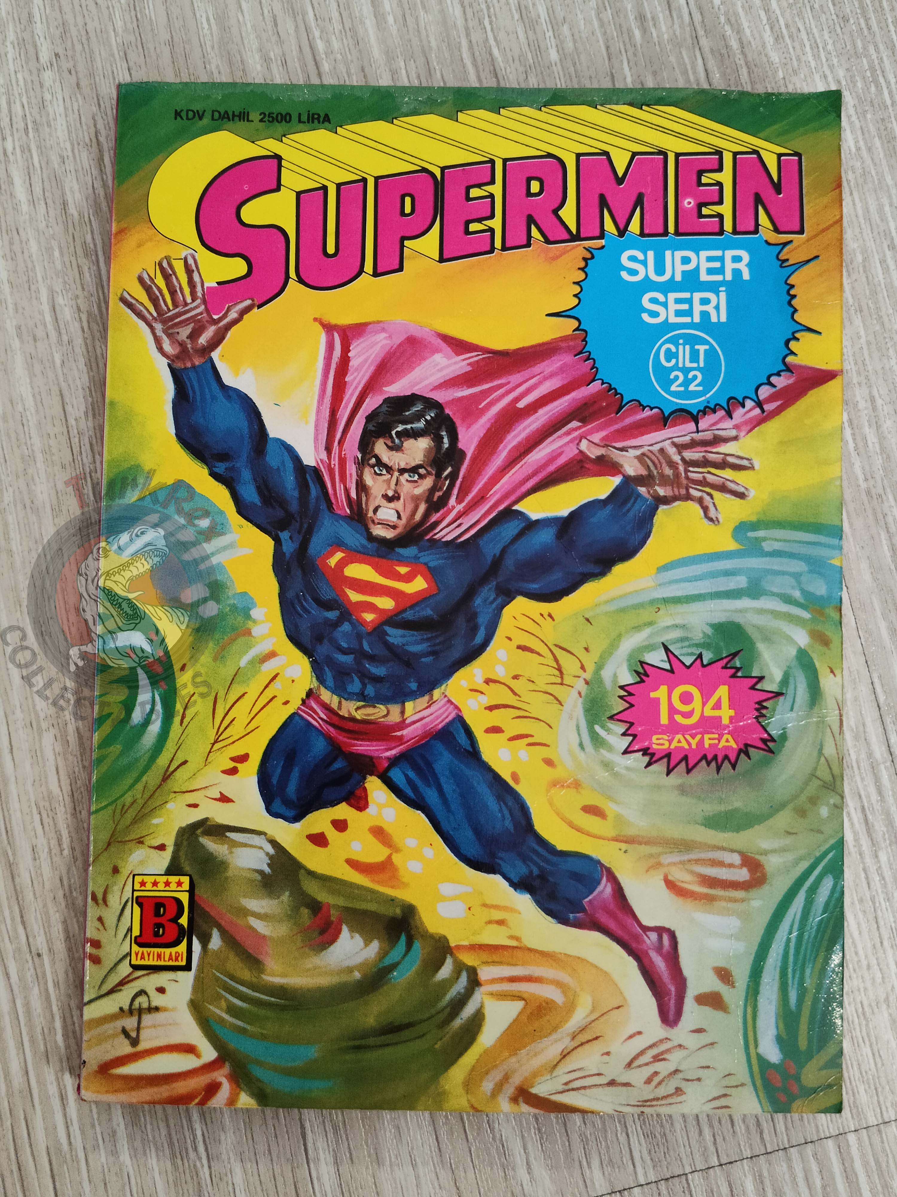 Superman Vol #22 1991 Turkish Comic Turkey Supergirl Batman Action Comics