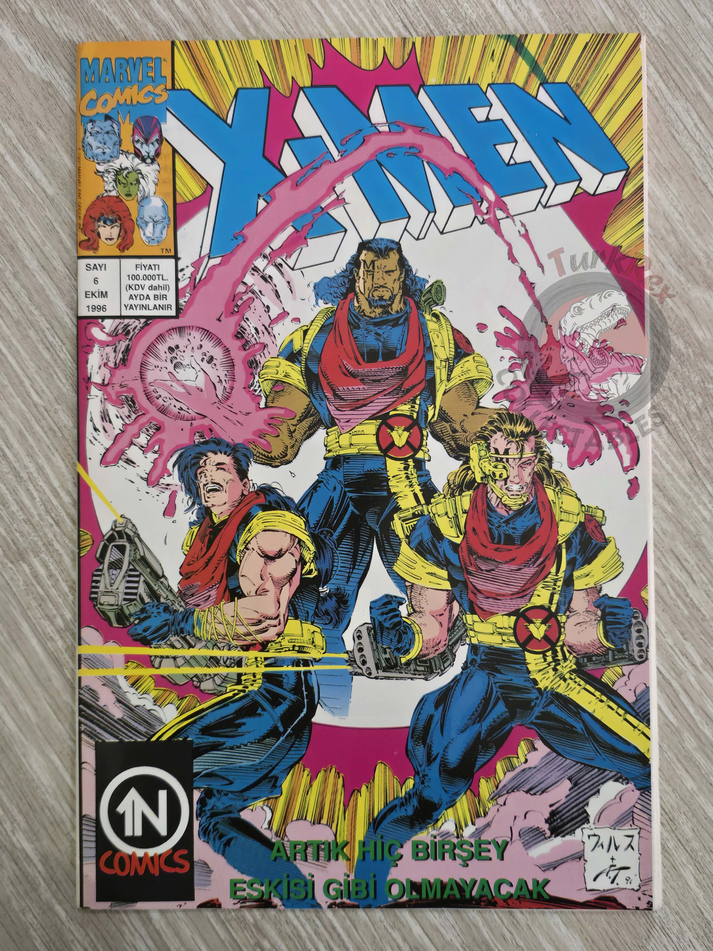 X-Men #6 1996 Turkish Comic Turkey Uncanny X-Men #283 #284