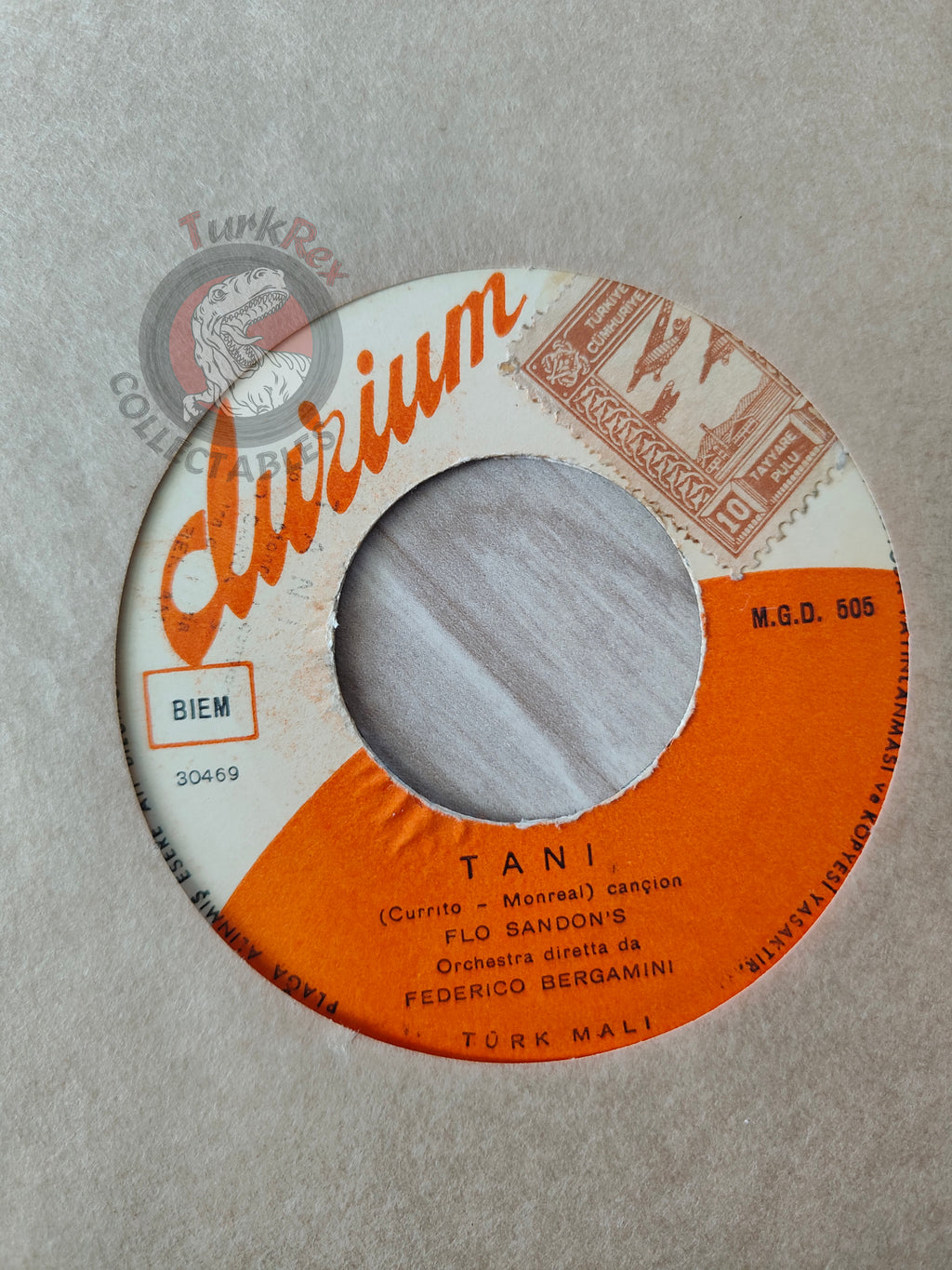 Flo Sandon's – Non So Ballar...  7" Turkish Pressing Vinyl Turkey Edition