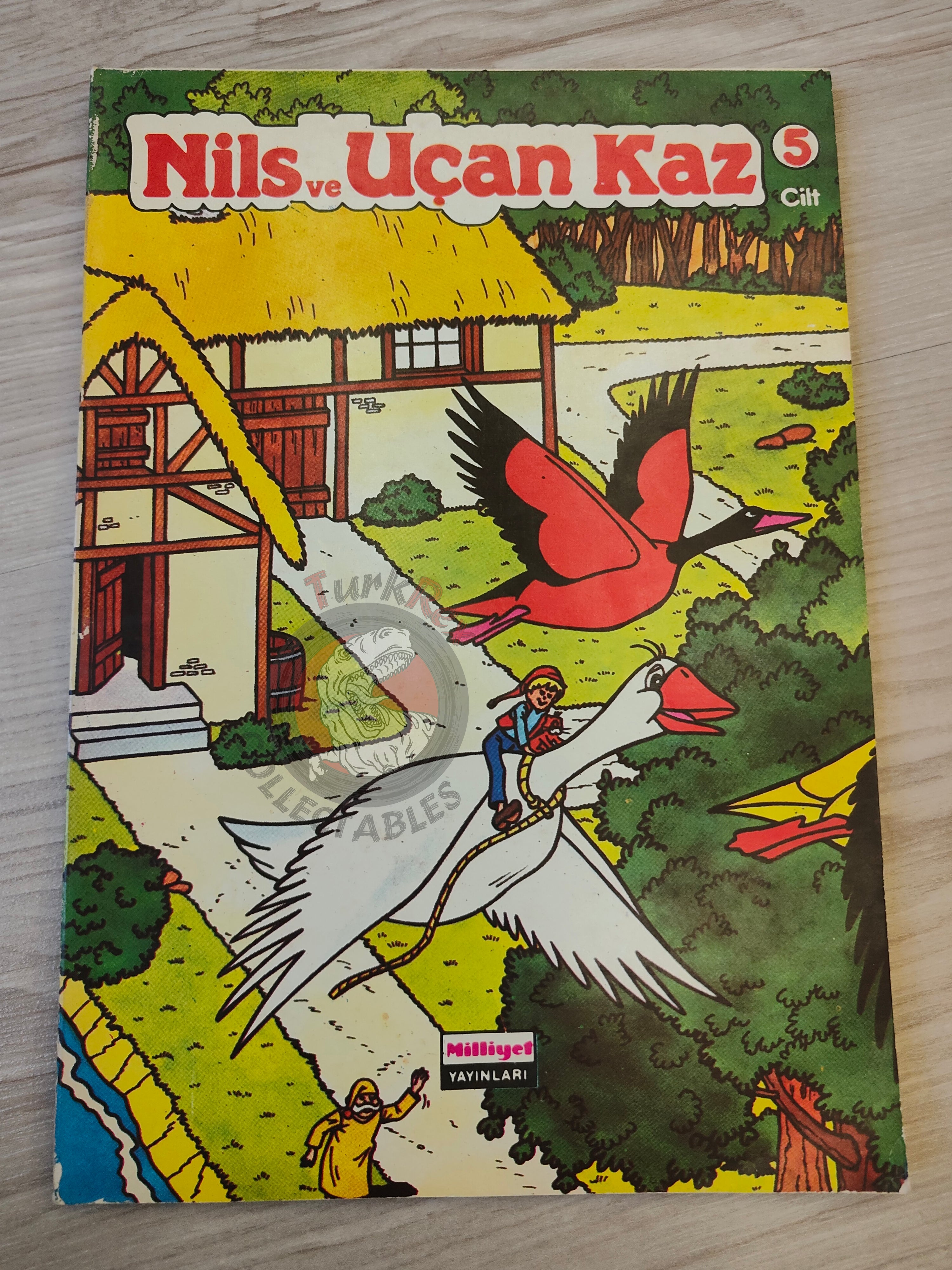 The Wonderful Adventures of Nils #5 1985 Turkish Comic Turkey Selma Lagerlöf