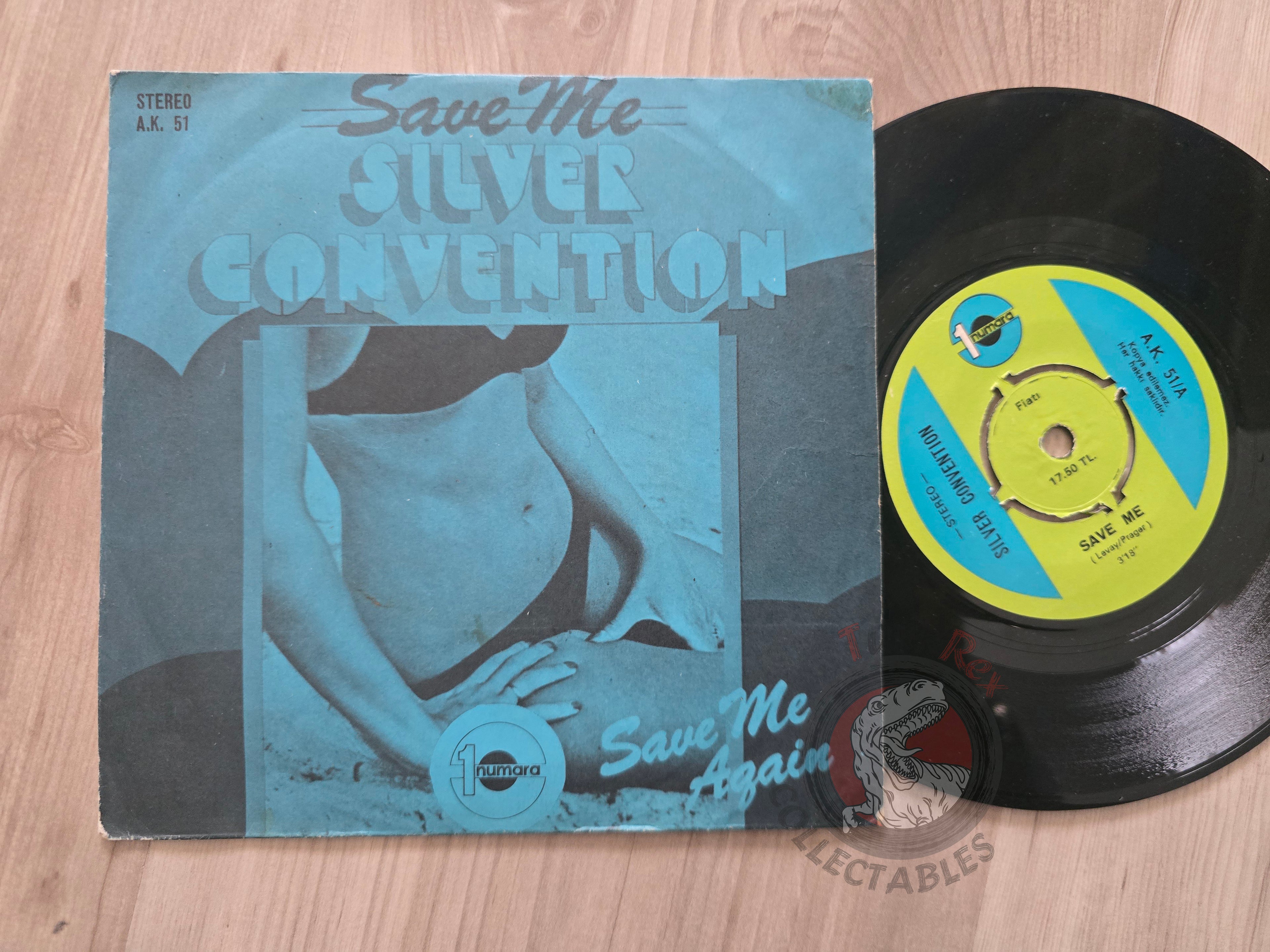 Silver Convention – Save Me 7" Turkish Pressing Vinyl Turkey Edition