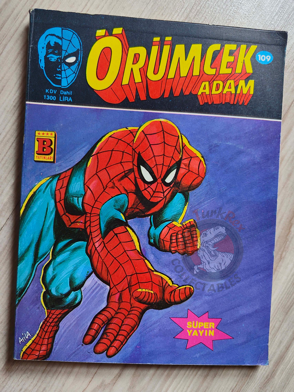 Spider-Man #109 1989 Turkish Comic Turkey Spectacular #139 #140 #141 #142