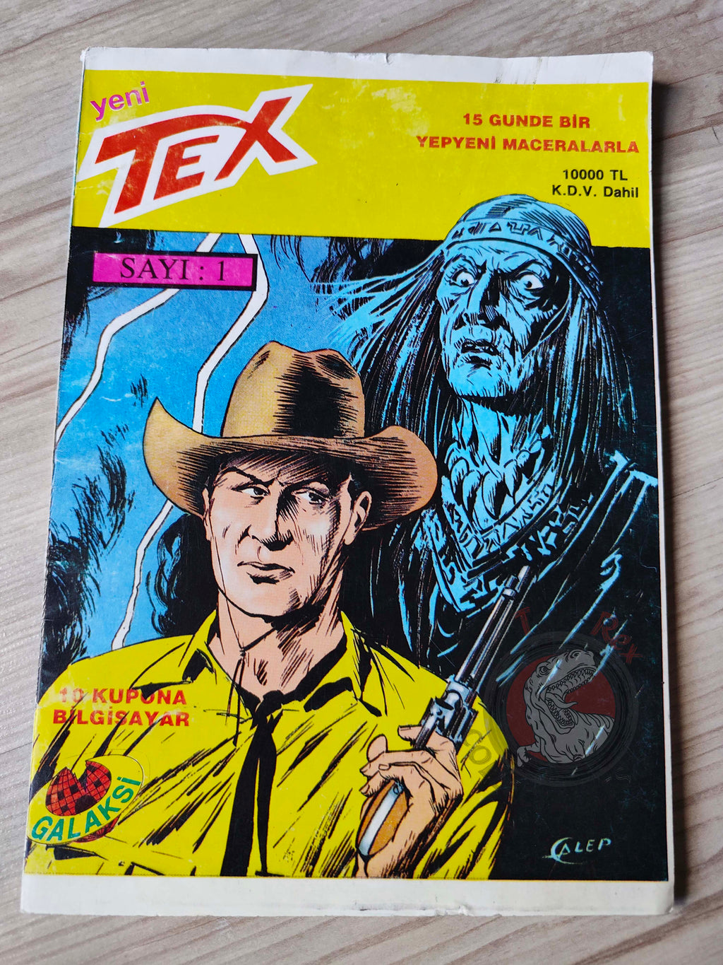 Tex #1 Zhenda 1993 Turkish Comic Turkey Bonelli Willer
