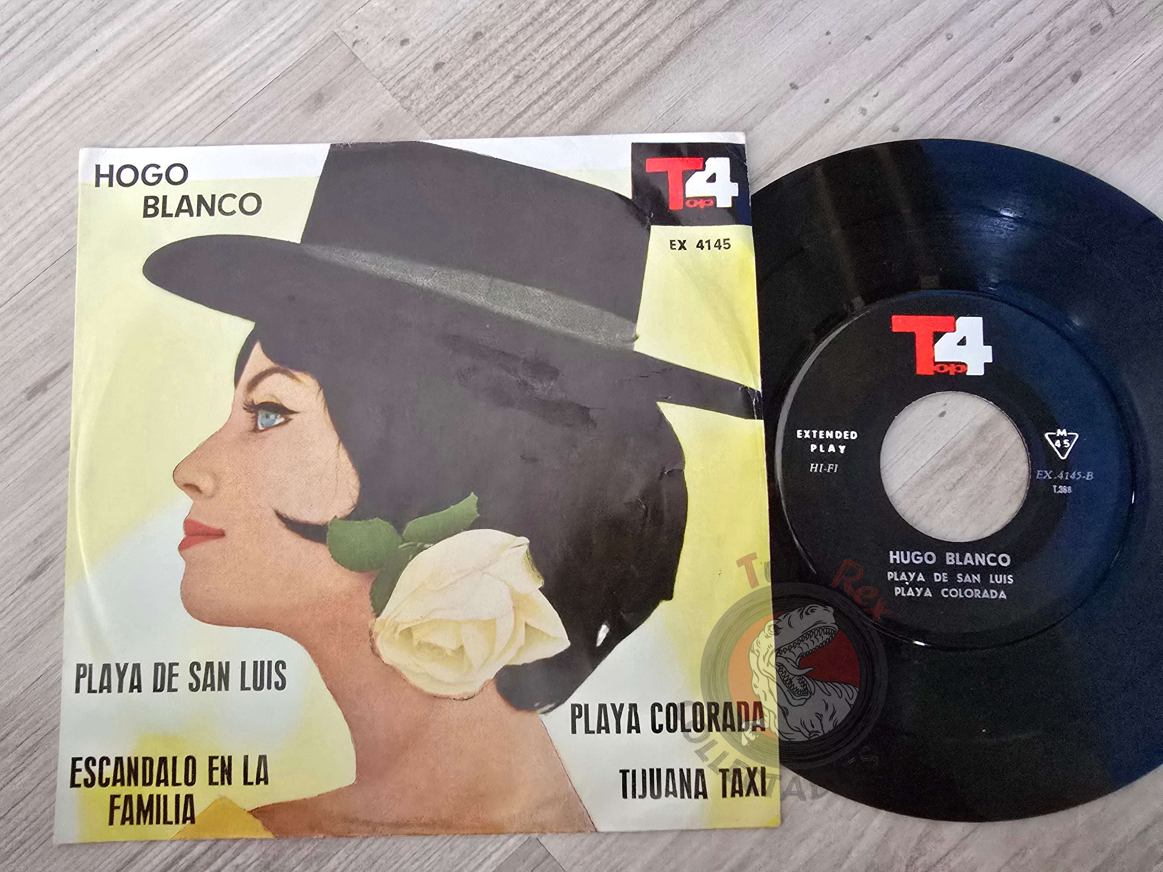 Hugo Blanco – Playa De San Luis 7" Iran Pressing Vinyl Iranian Edition