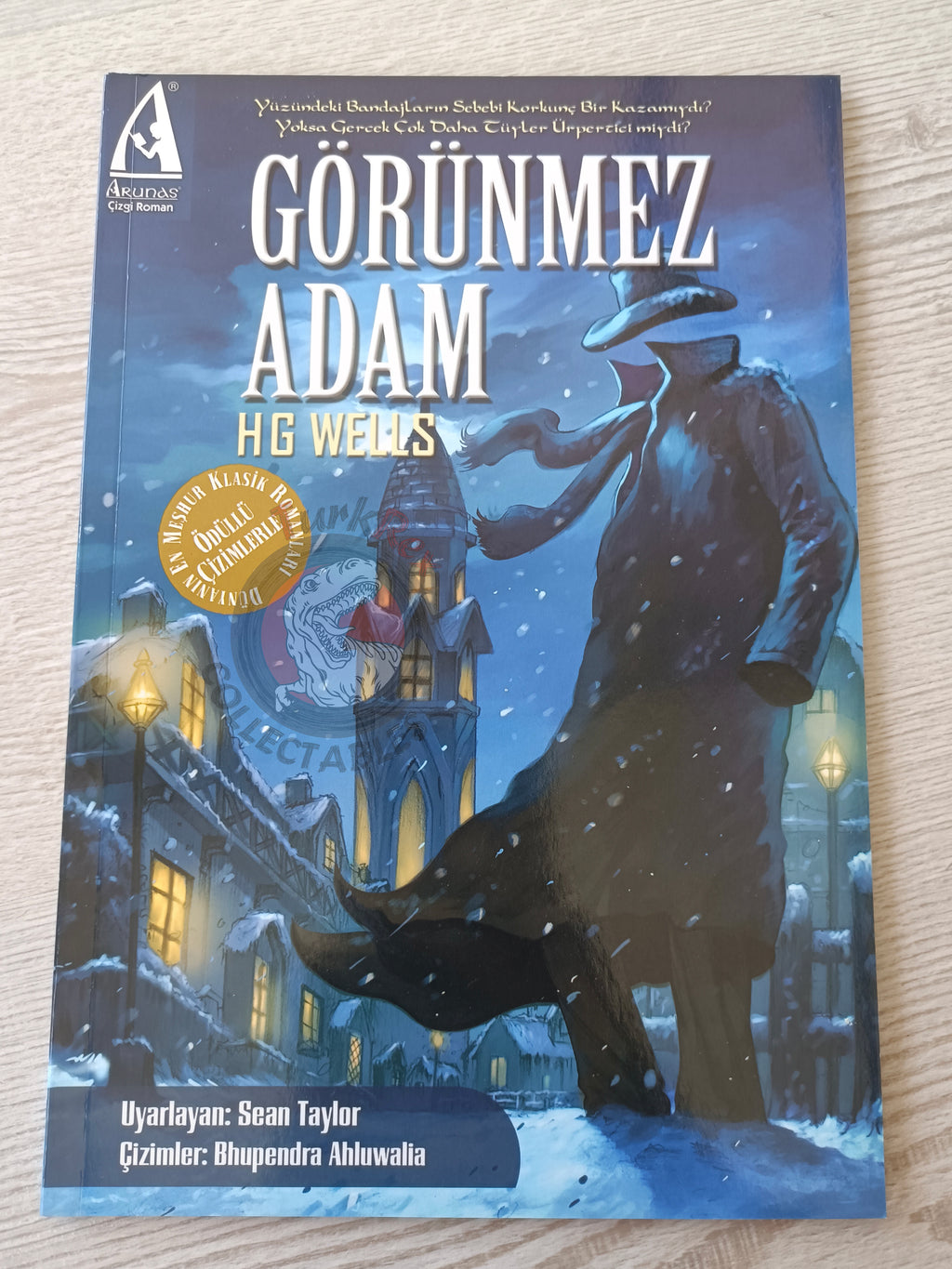 The Invisible Man –  H. G. Wells Turkish Comic Turkey Campfire Classics