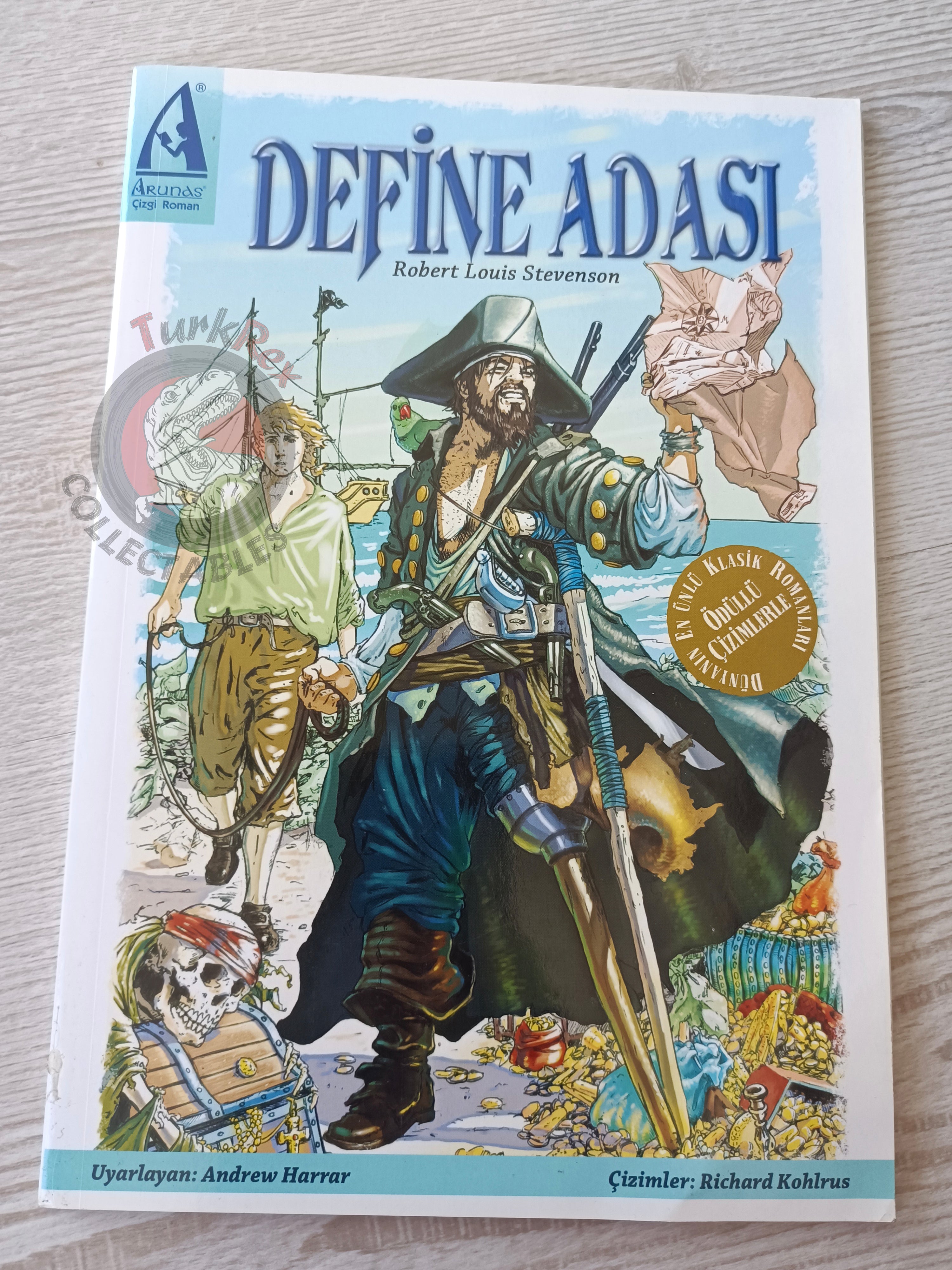Treasure Island – Robert Louis Stevenson Turkish Comic Turkey Campfire Classics