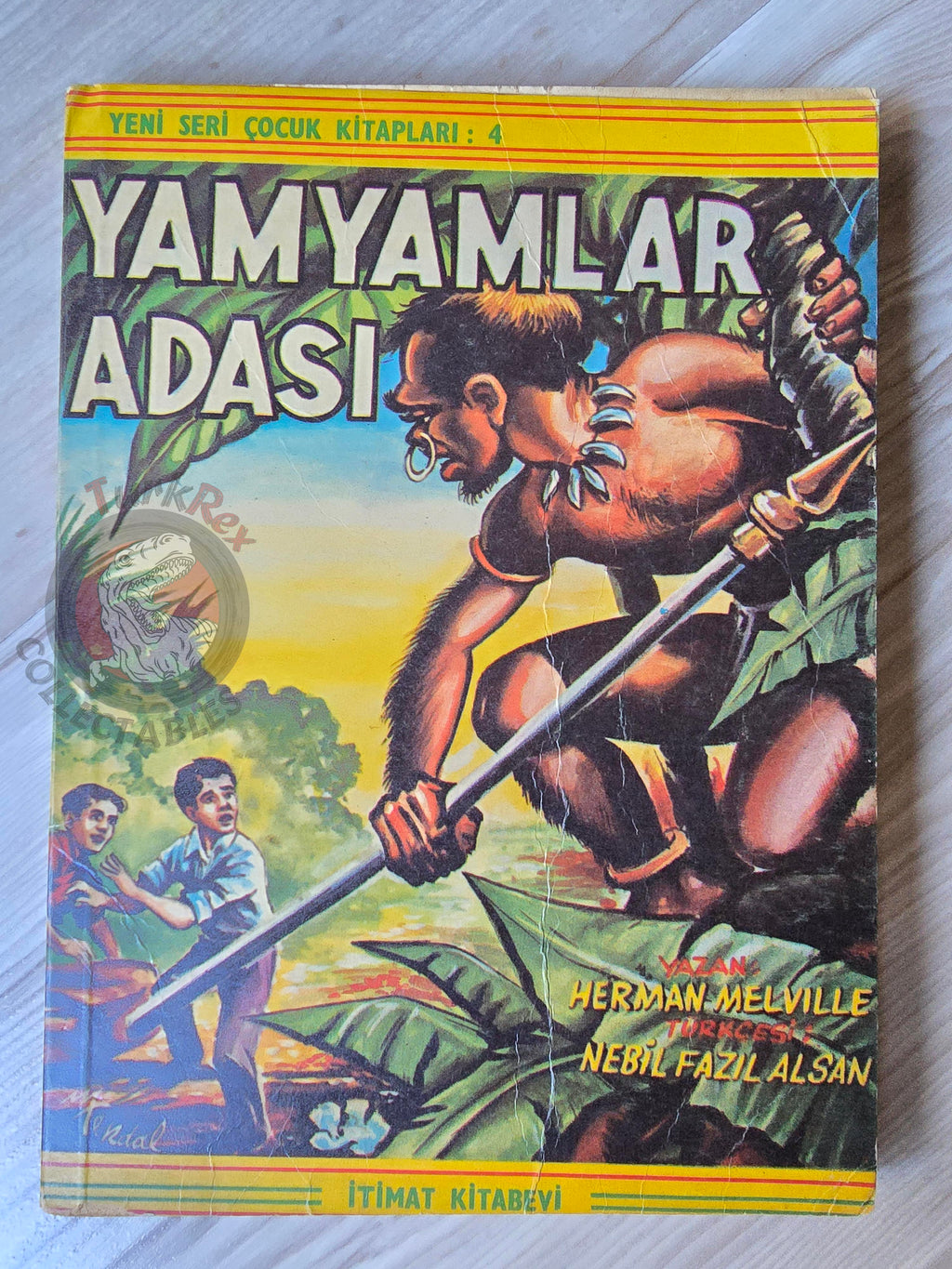 Herman Melville – Typee  1971 Turkish Book Turkey Illustrated