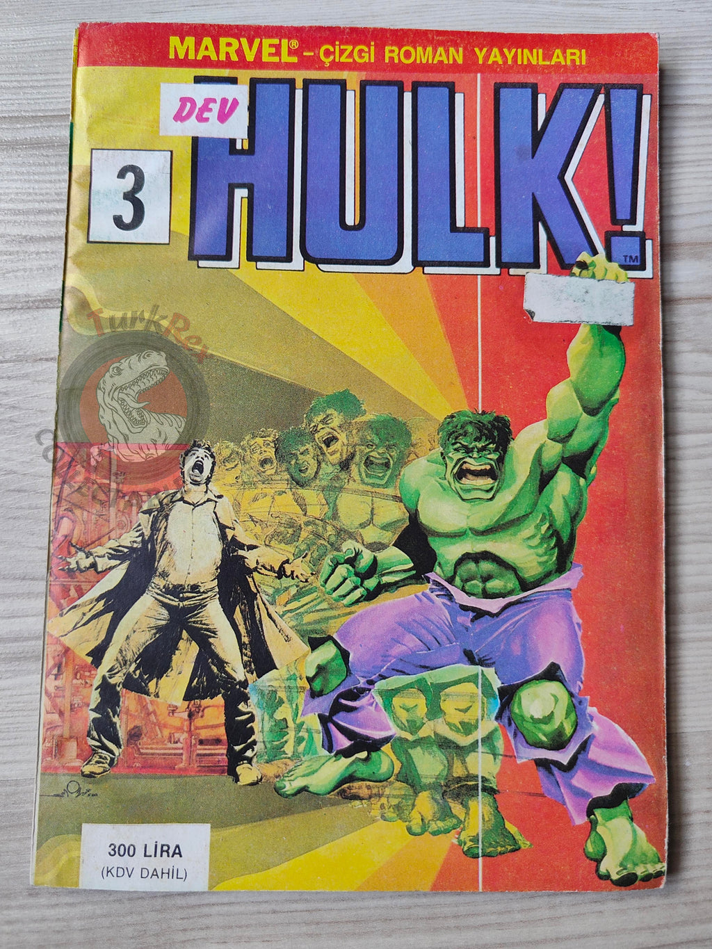 Hulk #3 1987 Turkish Comic Turkey cover #23