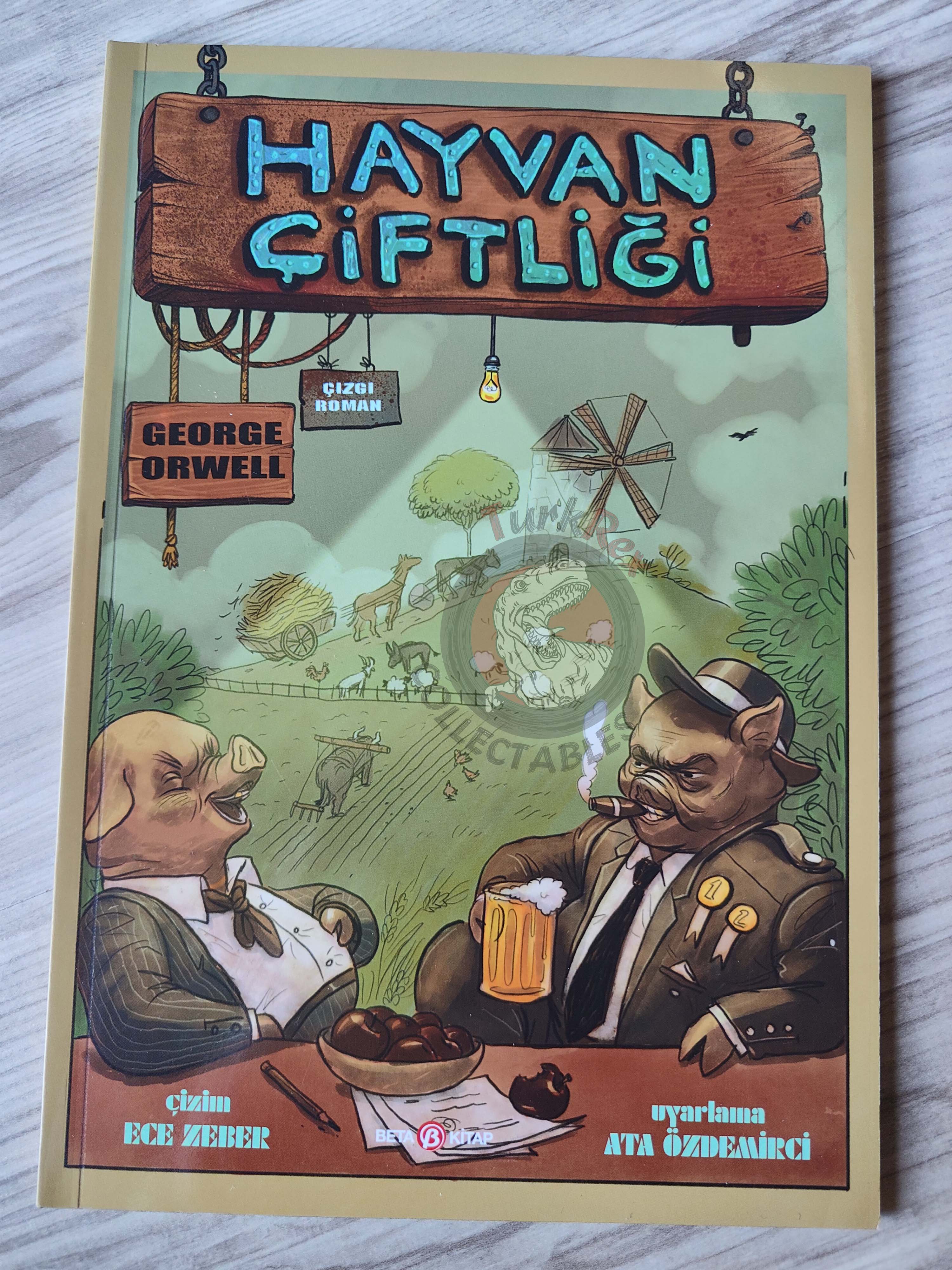 George Orwell - Animal Farm Turkish Comic Turkey Unique Drawings
