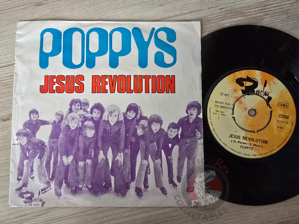 Poppys – Jésus Révolution 7" Turkish Pressing Vinyl Turkey Edition