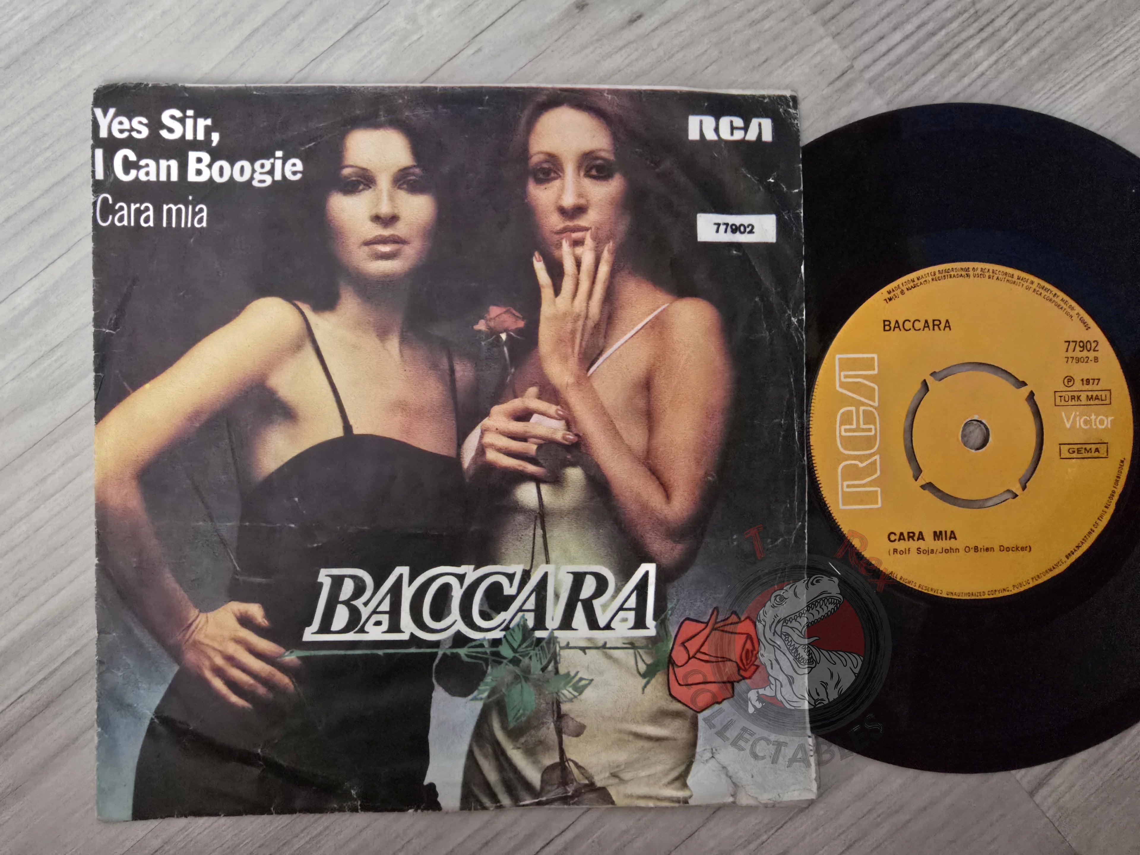 Baccara – Yes Sir, I Can Boogie 7" Turkish Pressing Vinyl Turkey Edition