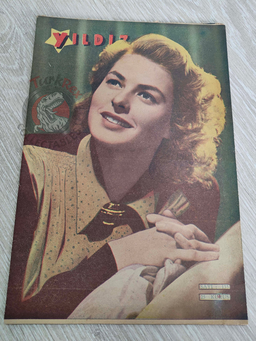 Yıldız 1944 Ingrid Bergman Turkish Mag Turkey Hollywood Cary Grant Victor Mature Errol Flynn