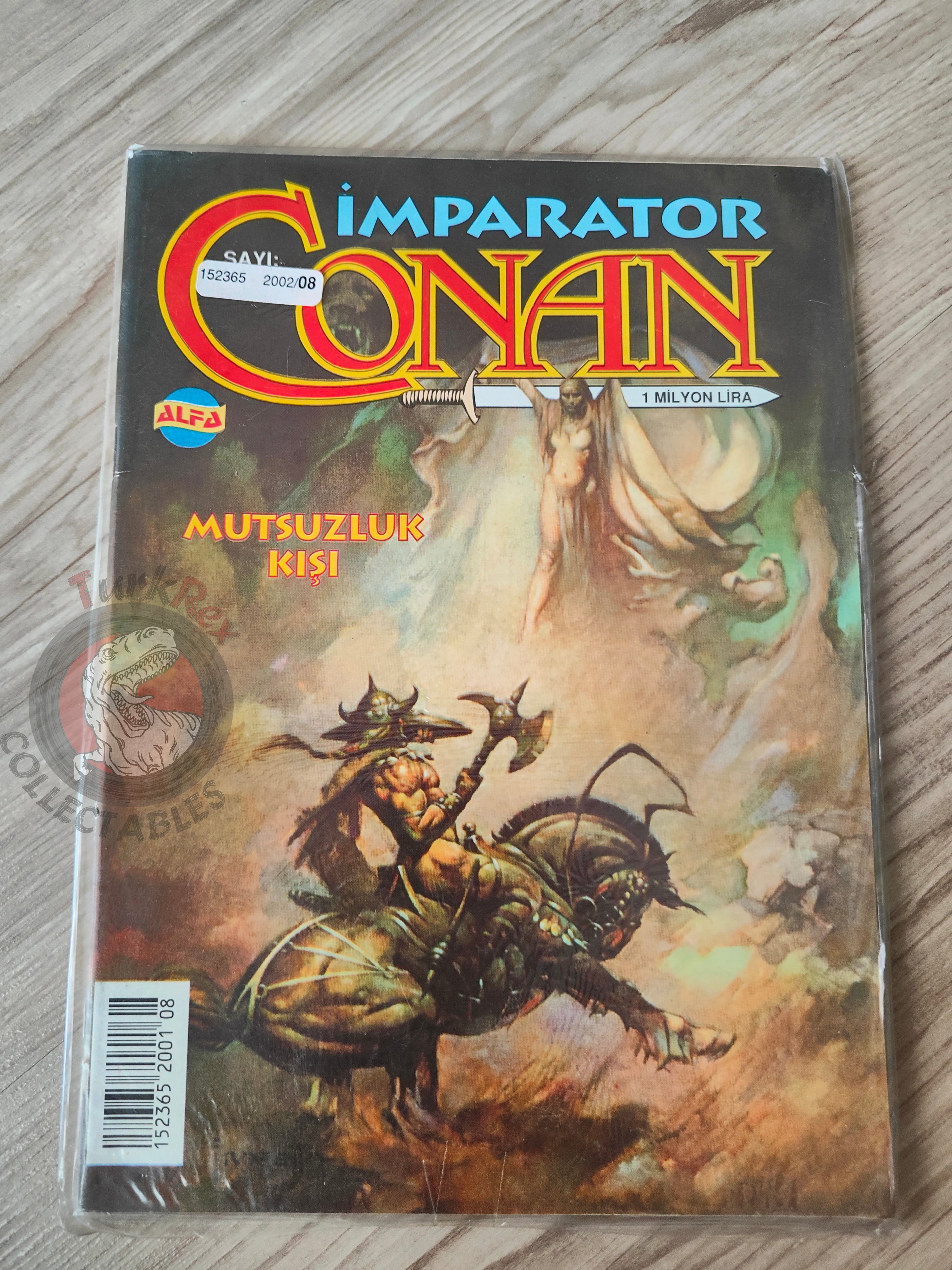 Imparator Conan #8 Conan the King #48 #49 Turkish Comic Turkey Frank Frazetta