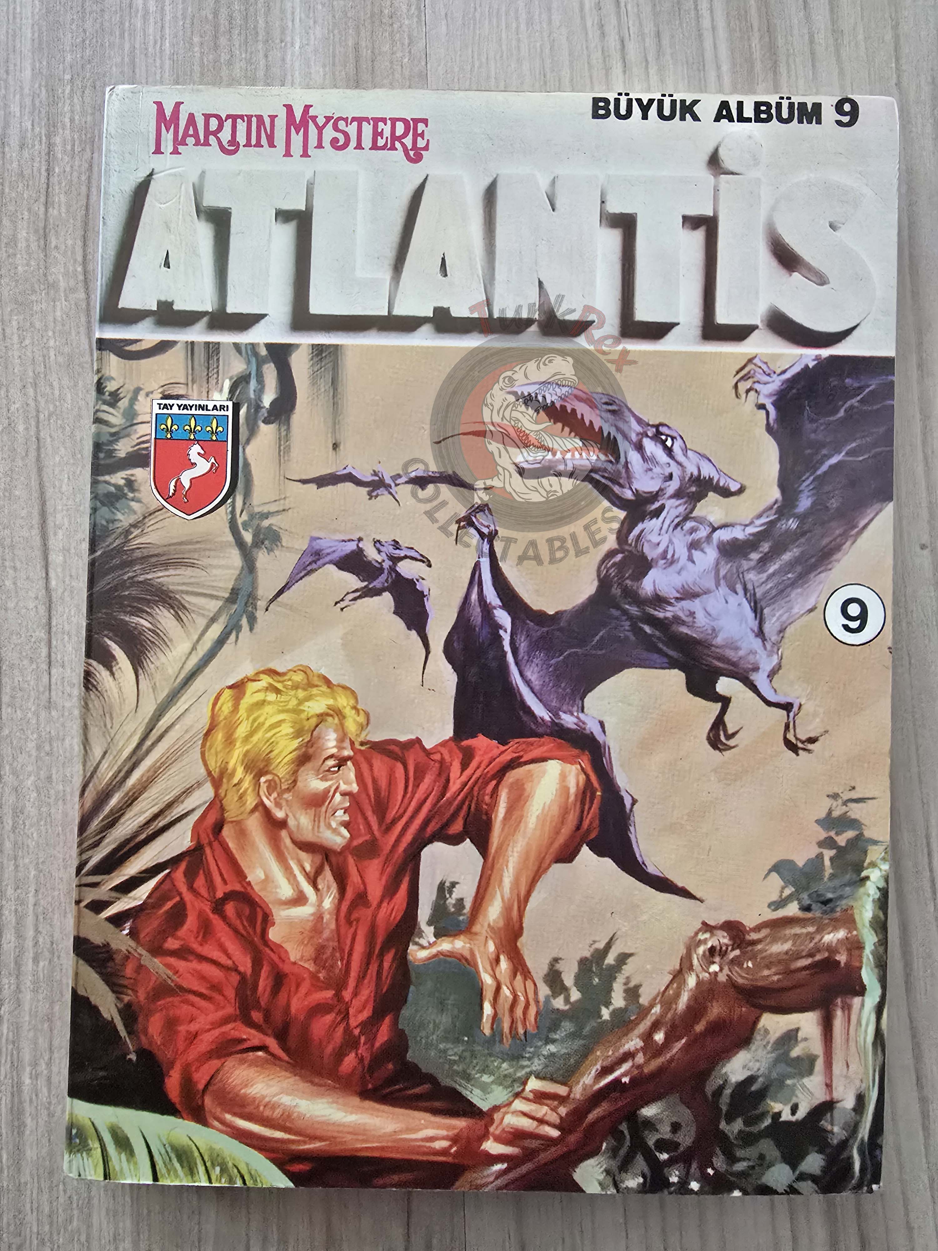 Martin Mystère #9 L’uomo dei Boschi 80s Turkish Comic Turkey #32 #24