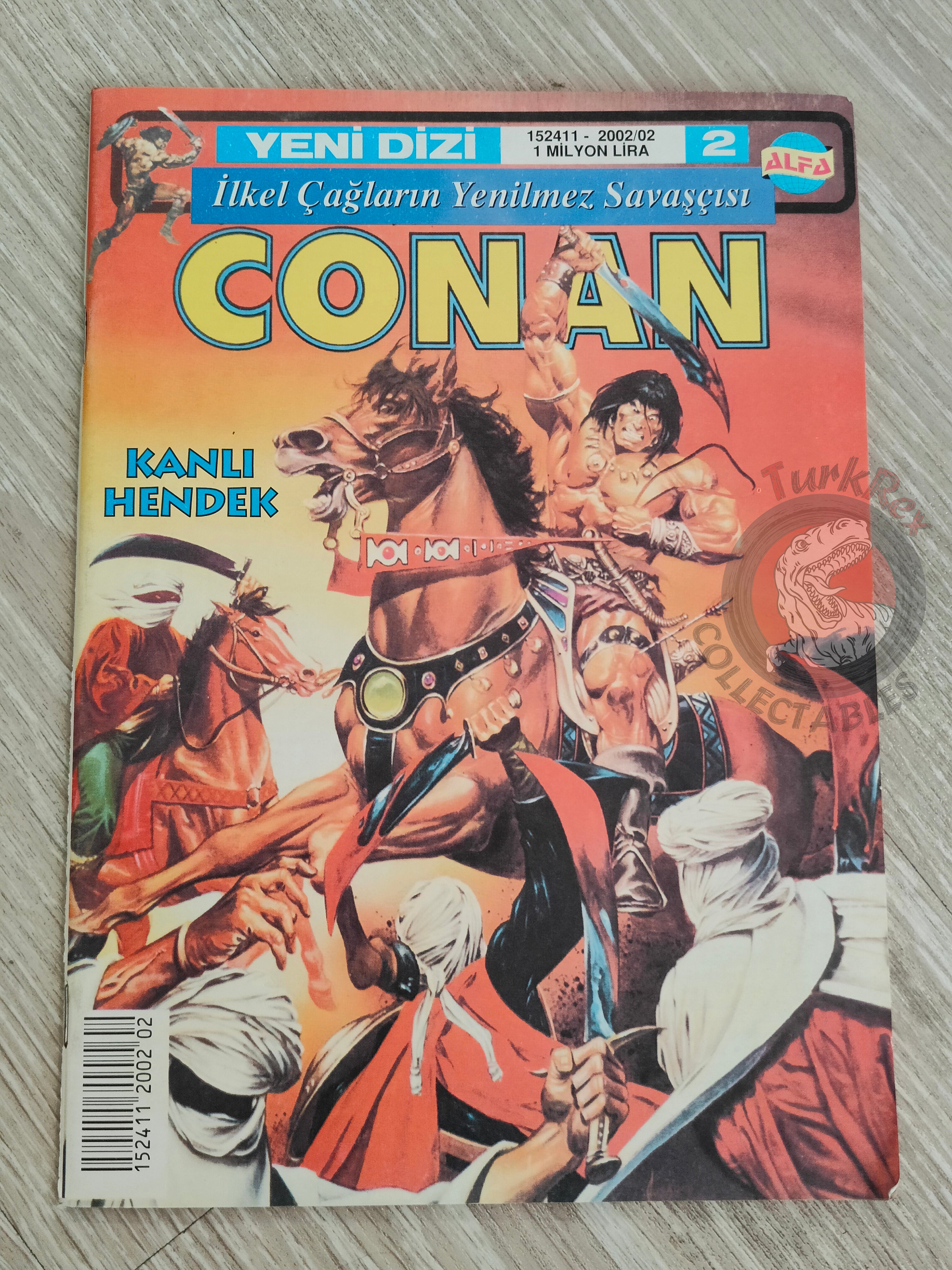 Conan #2 The Savage Sword of Conan #63 Turkish Comic Turkey The Barbarian #2