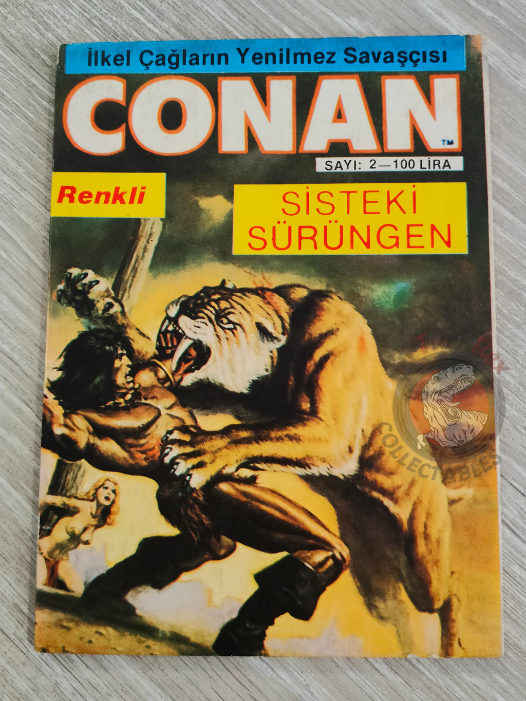 Conan Renkli #2 Turkish Comic Turkey CTB #116 The Savage Sword of Conan #27