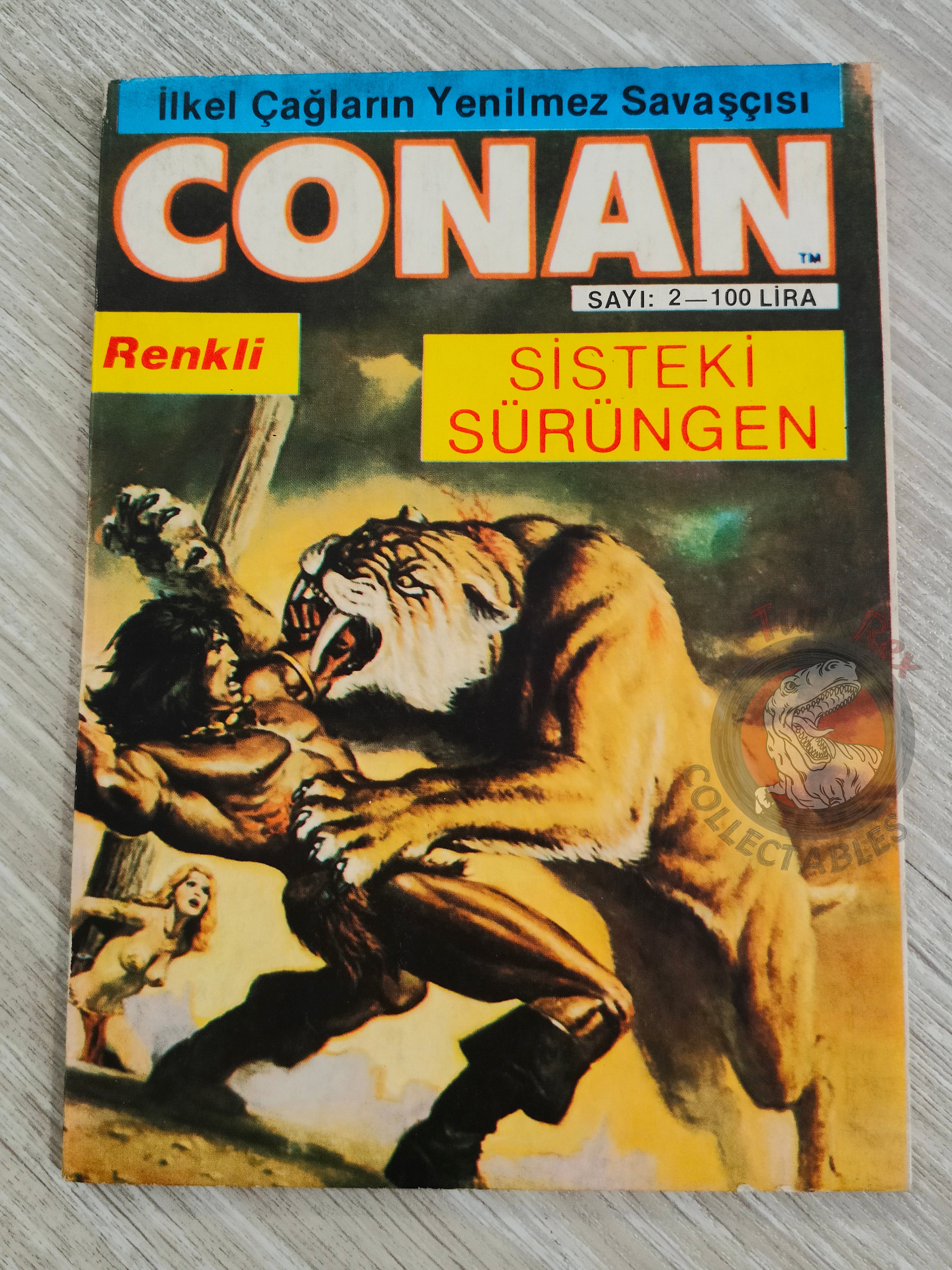 Conan Renkli #2 Turkish Comic Turkey CTB #116 The Savage Sword of Conan #27