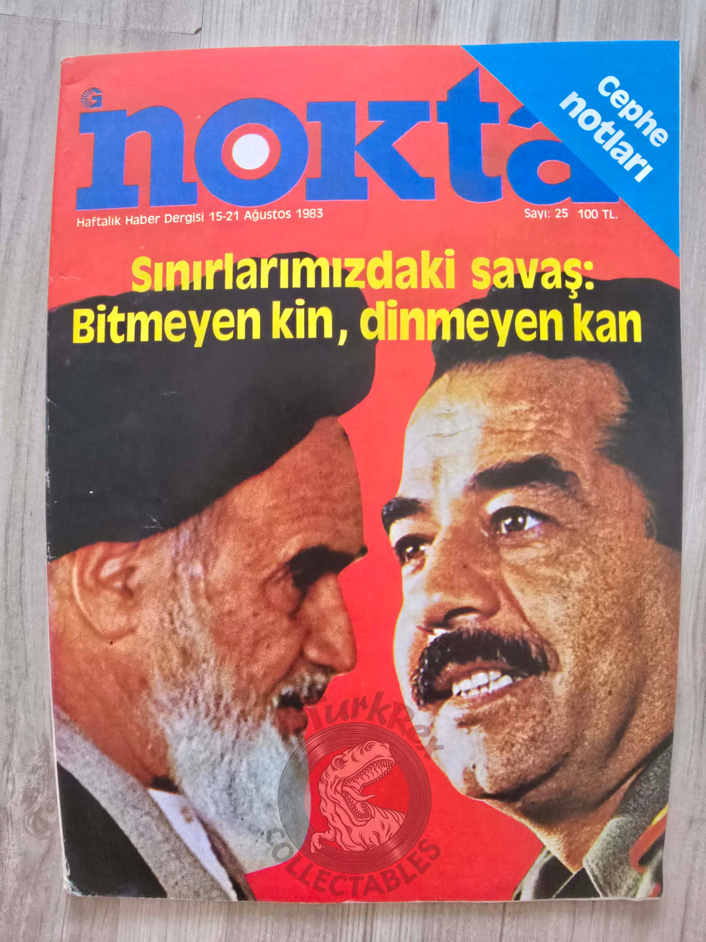 Nokta 1983 Iran–Iraq War Turkish Magazine Turkey Saddam Hussein Ayatollah Khomeini Guatemala