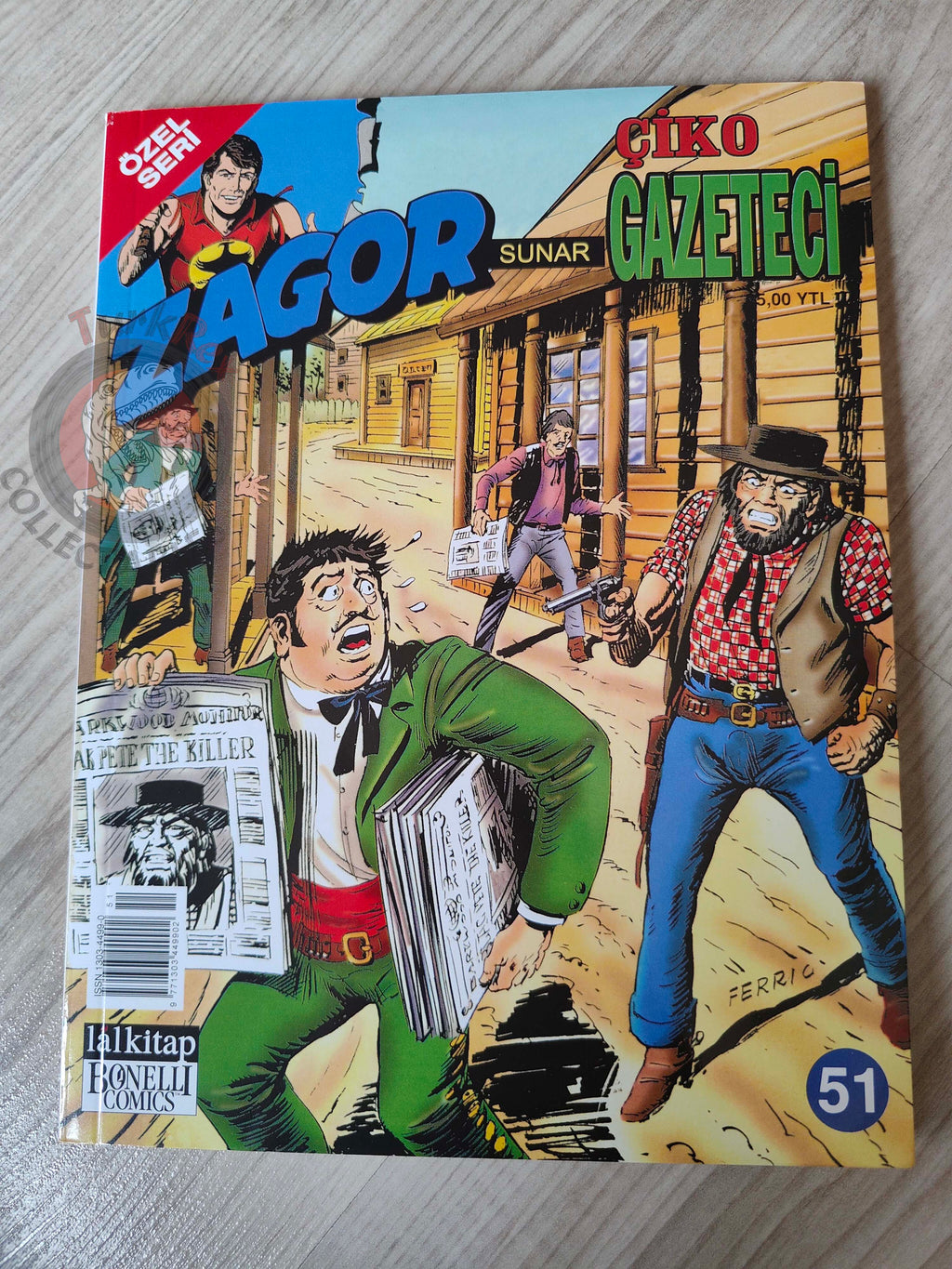 Zagor Cico #51 2006 Cico Giornalista Turkish Comic Turkey #19