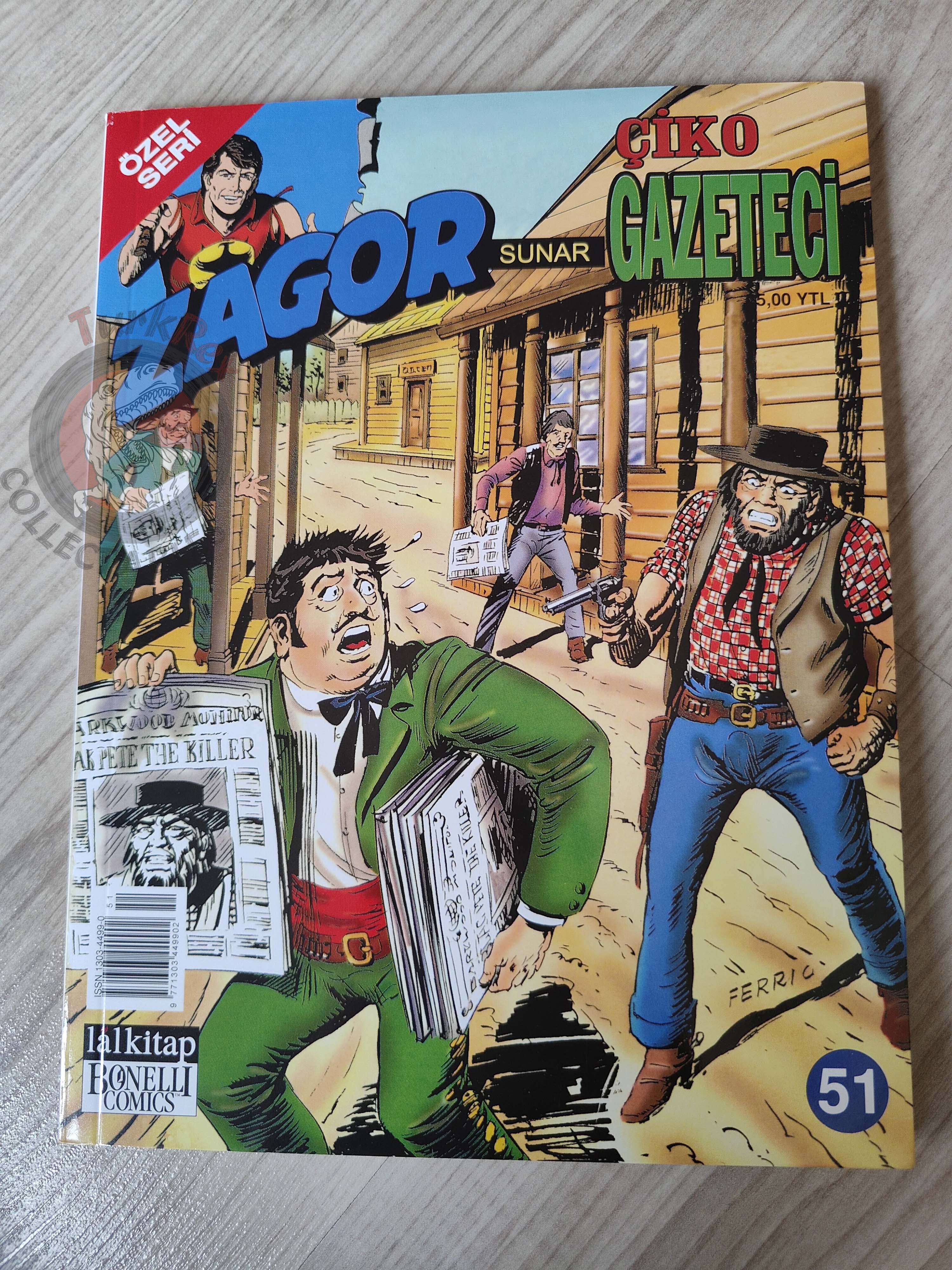 Zagor Cico #51 2006 Cico Giornalista Turkish Comic Turkey #19