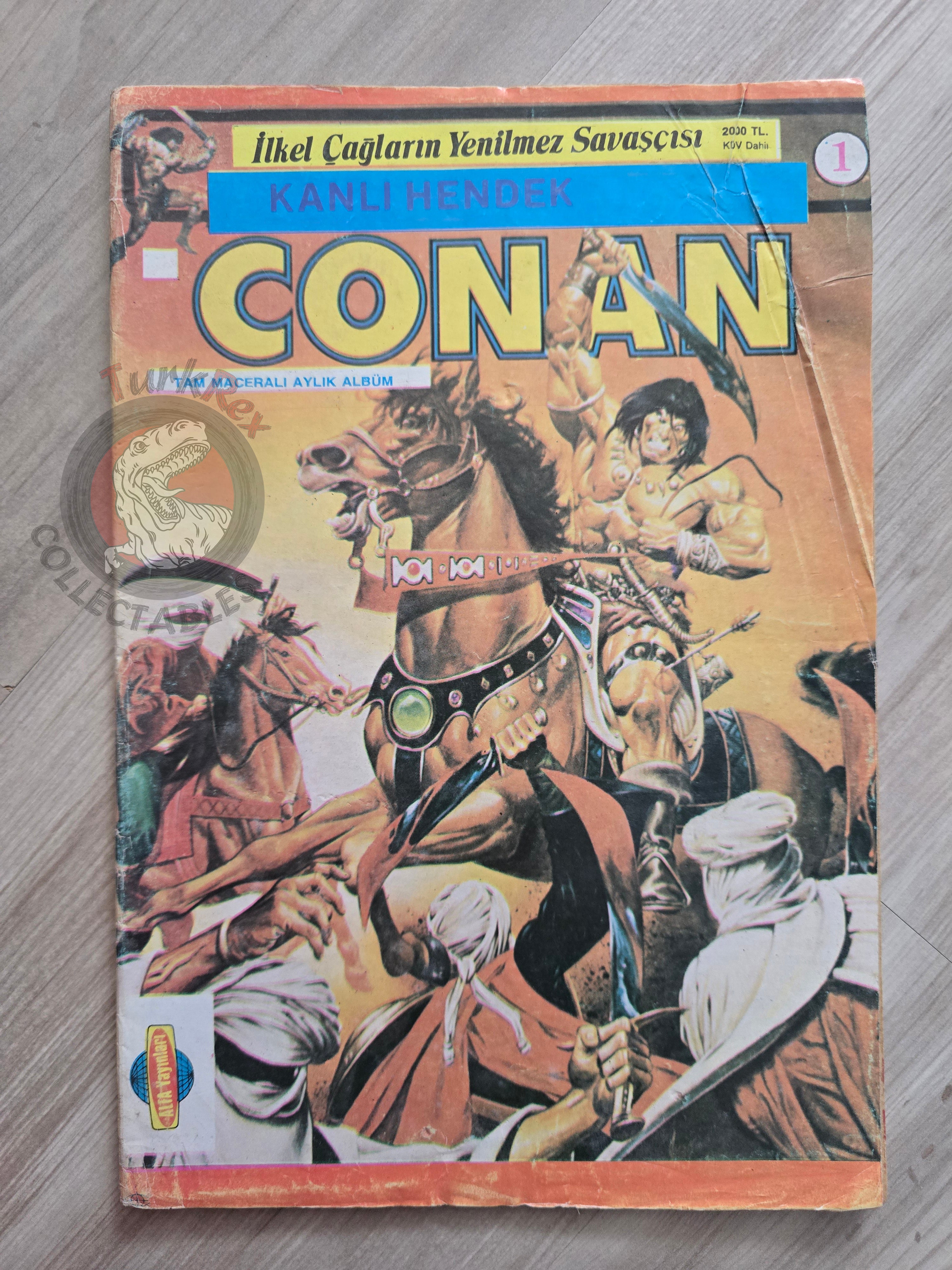 Conan #1 The Savage Sword of Conan Issue #63 Turkish Comic Turkey
