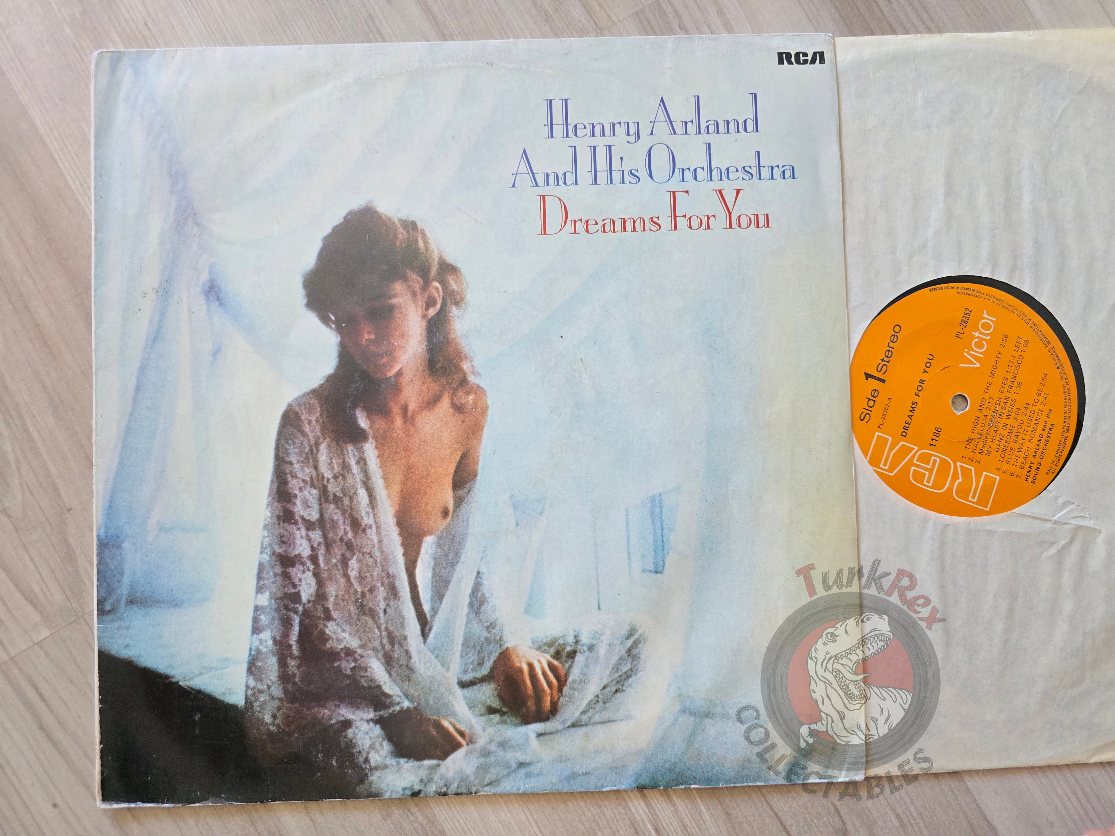 Henry Arland And His Orchestra – Dreams For You Turkish Pressing Vinyl Turkey Edition