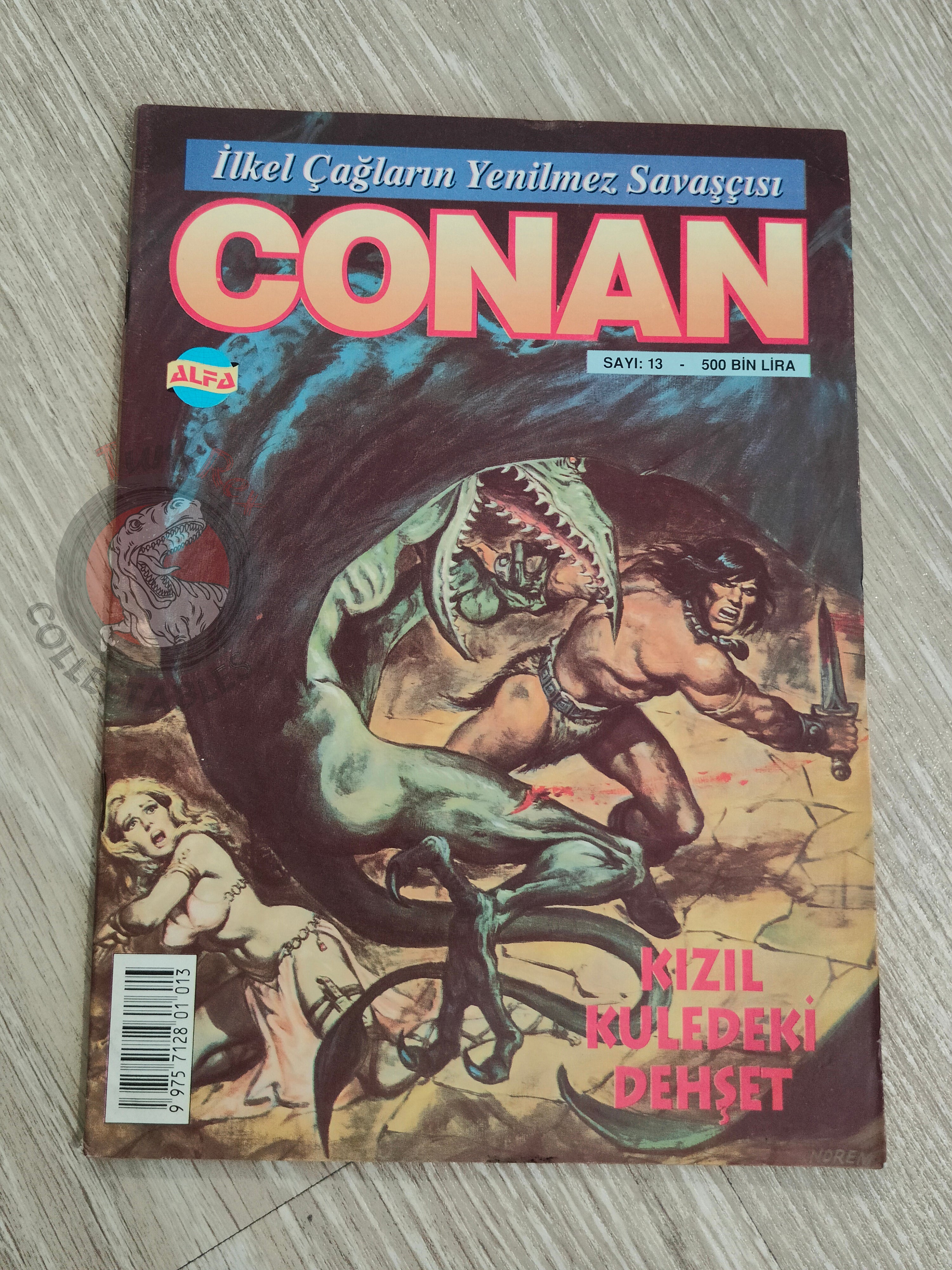 Conan #13 The Savage Sword of Conan #22 #23 Turkish Comic Turkey