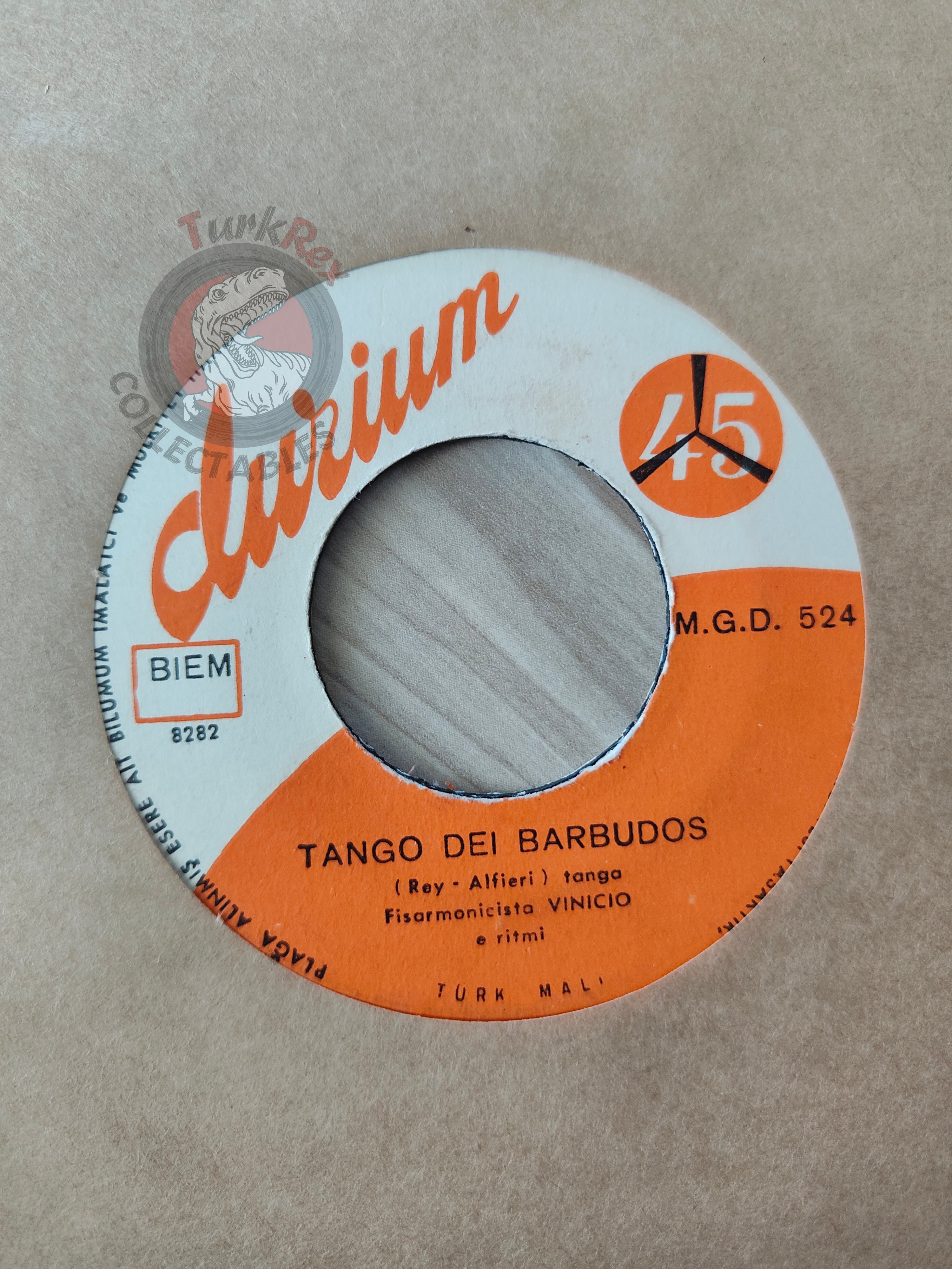 Fisarmonicista Vinicio E Ritmi – Tango Dei Barbudos 7" Turkish Pressing Vinyl Turkey Edition