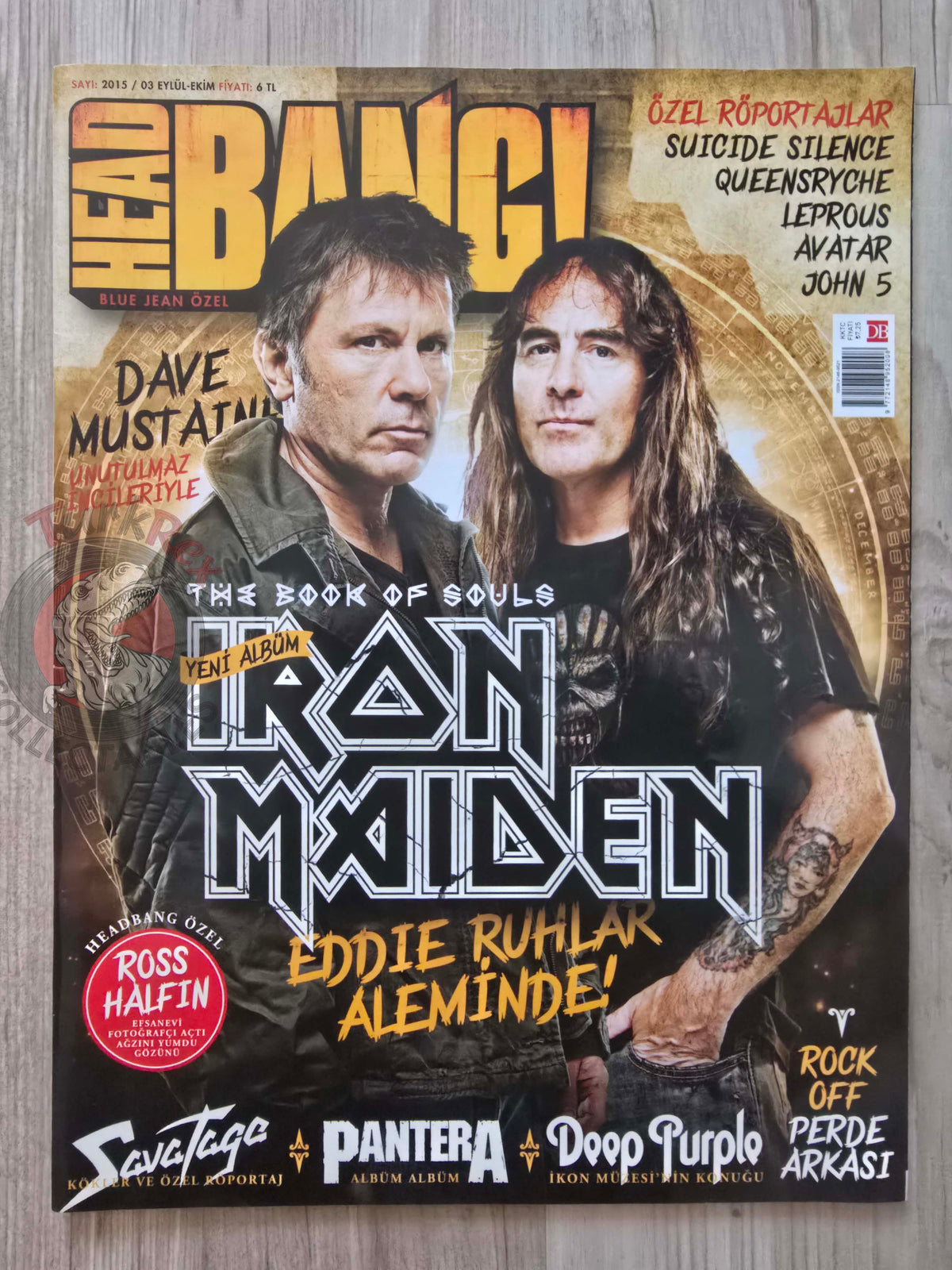 Headbang 2015 Iron Maiden Turkish Mag Turkey Queensrÿche Avatar Korn Pantera Black Sabbath
