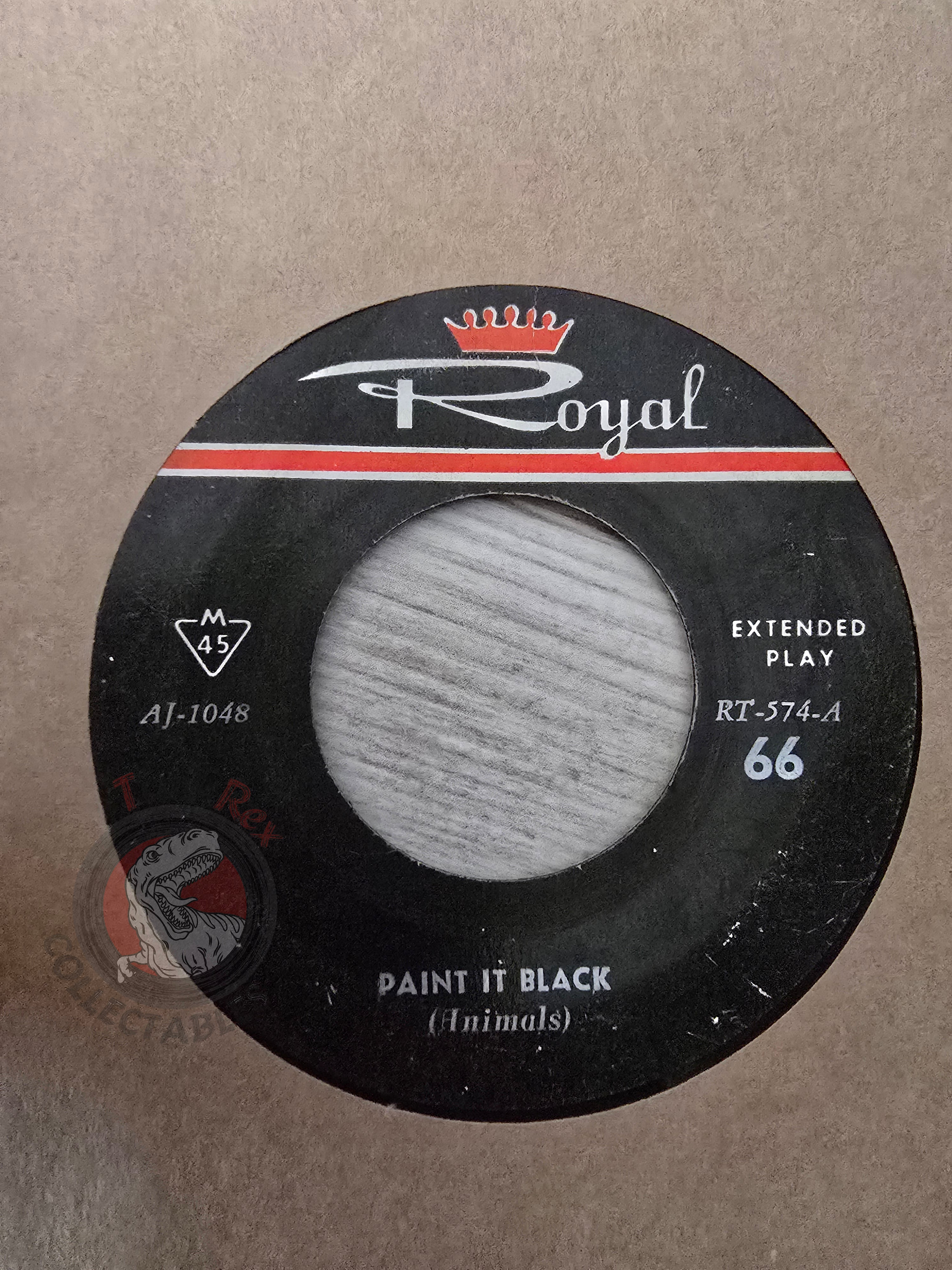 The Animals - Paint It Black 7" Iran Pressing Vinyl Iranian Edition