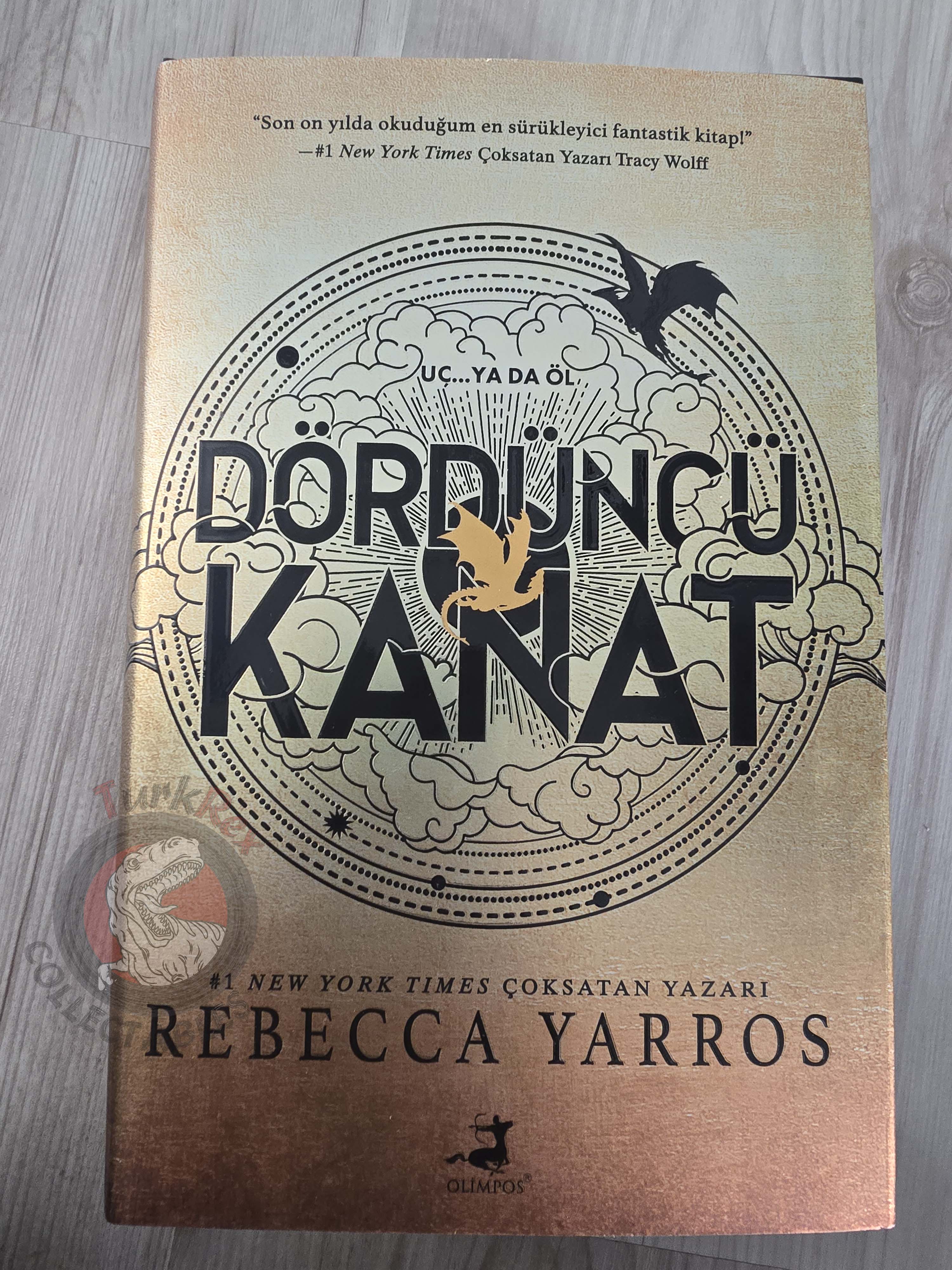 Rebecca Yarros – Fourth Wing 2023 1st HC/DJ Turkish Book Turkey Sprayed edges