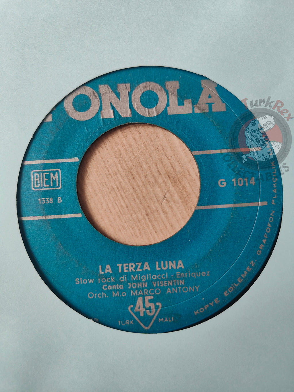 John Visentin / Marco Antony – Preghero 7" Turkish Pressing Vinyl Turkey Edition