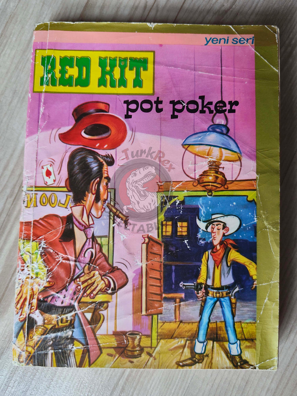 Lucky Luke #17 Contre Pat Poker 1973 Turkish Comic Turkey Le Vieux Nick
